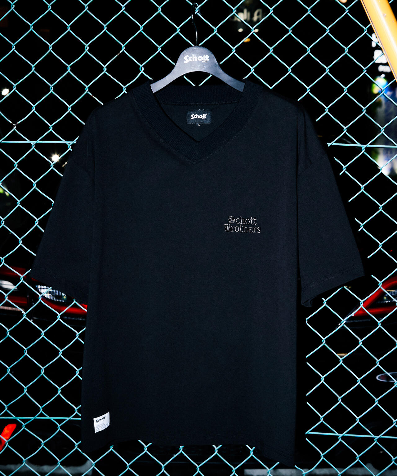 B.S. V NECK T-SHIRT/ブラックシープ Vネック Tシャツ | Schott