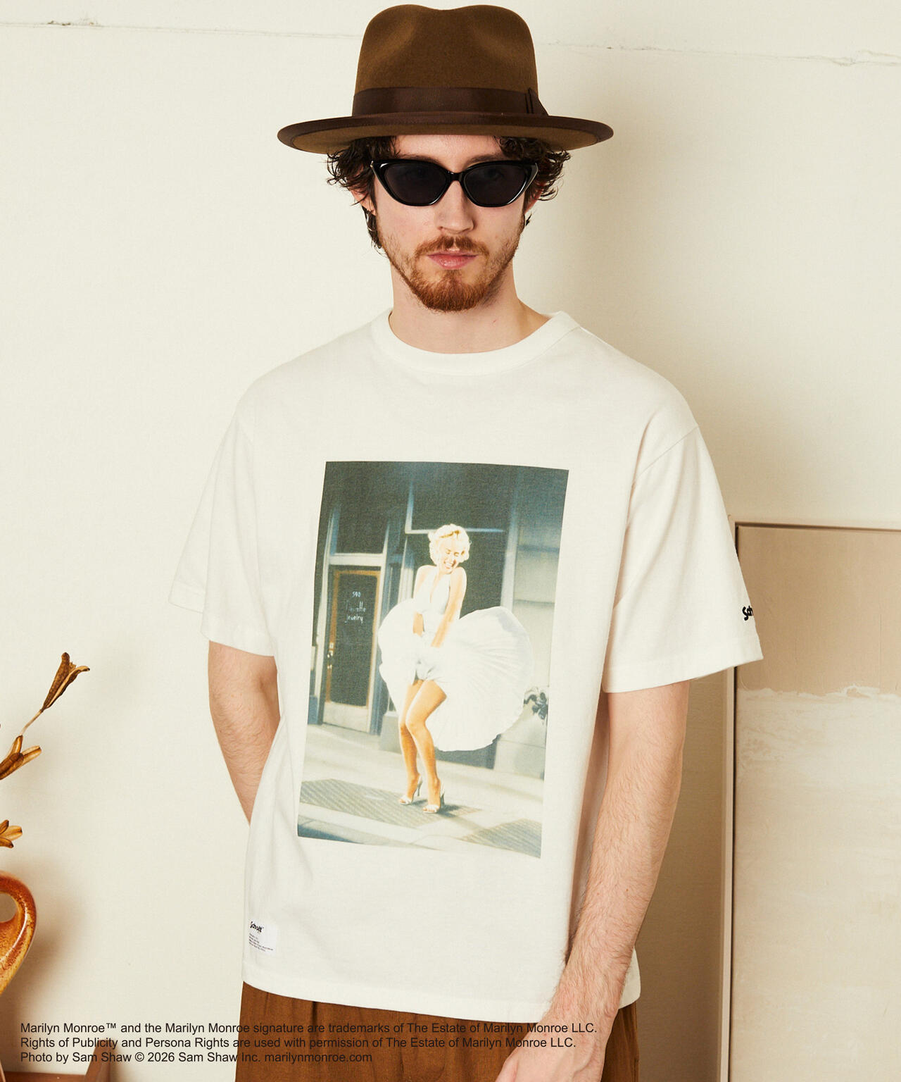 M.M.PHOTO T-SHIRT/マリリンモンロー フォト Tシャツ
