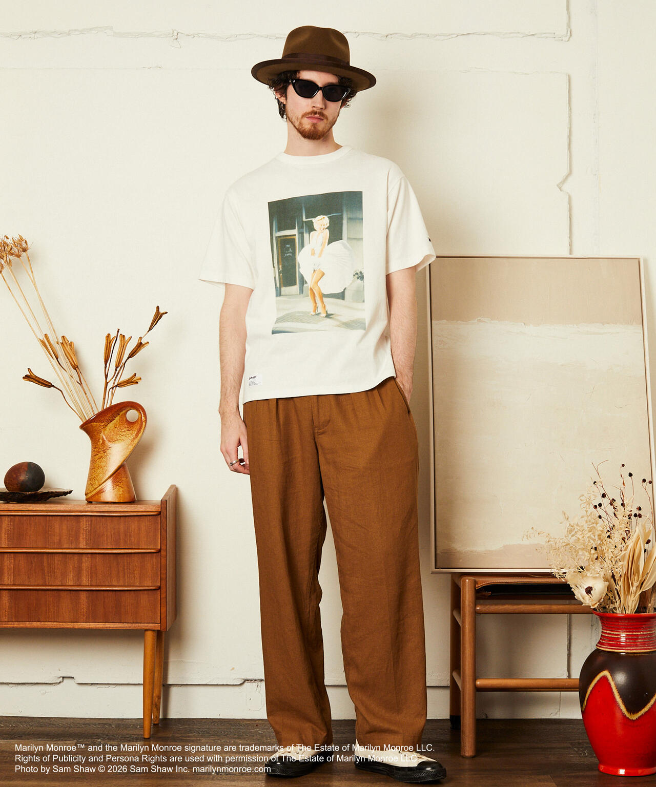 M.M.PHOTO T-SHIRT/マリリンモンロー フォト Tシャツ