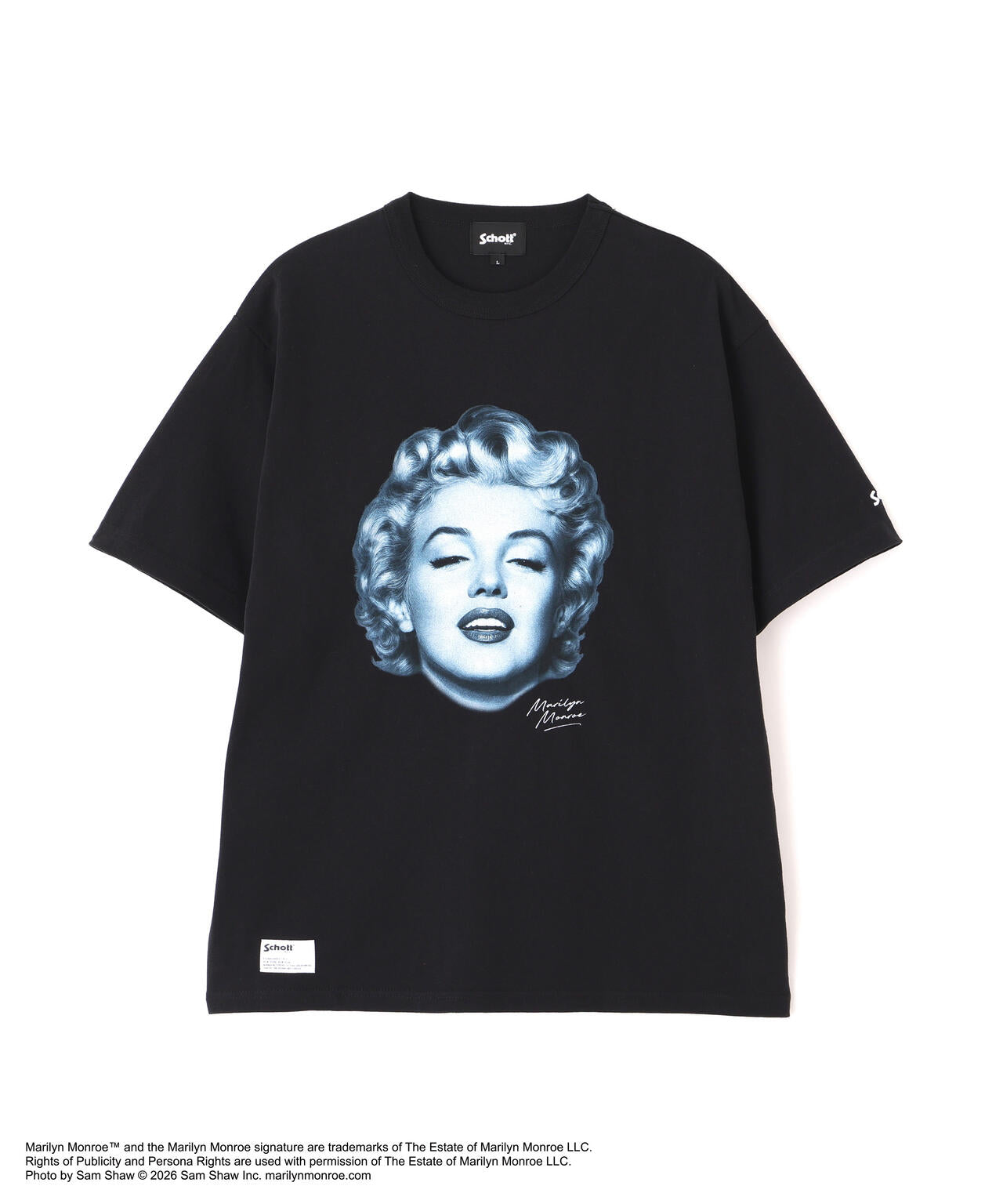 MARILYN MONROE MONOCHROME T-SHIRT/マリリンモンロー モノクローム T