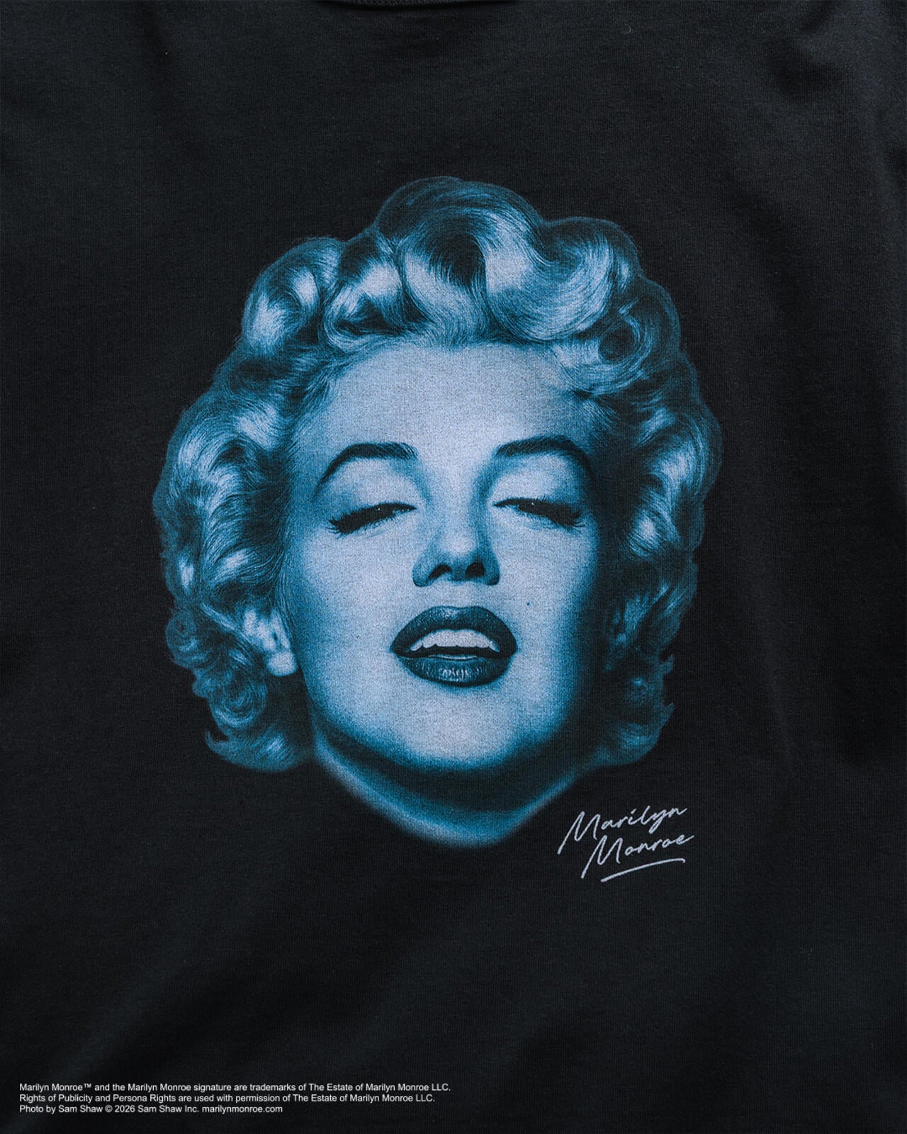 M.M.MONOCHROME T-SHIRT/マリリンモンロー モノクローム Tシャツ