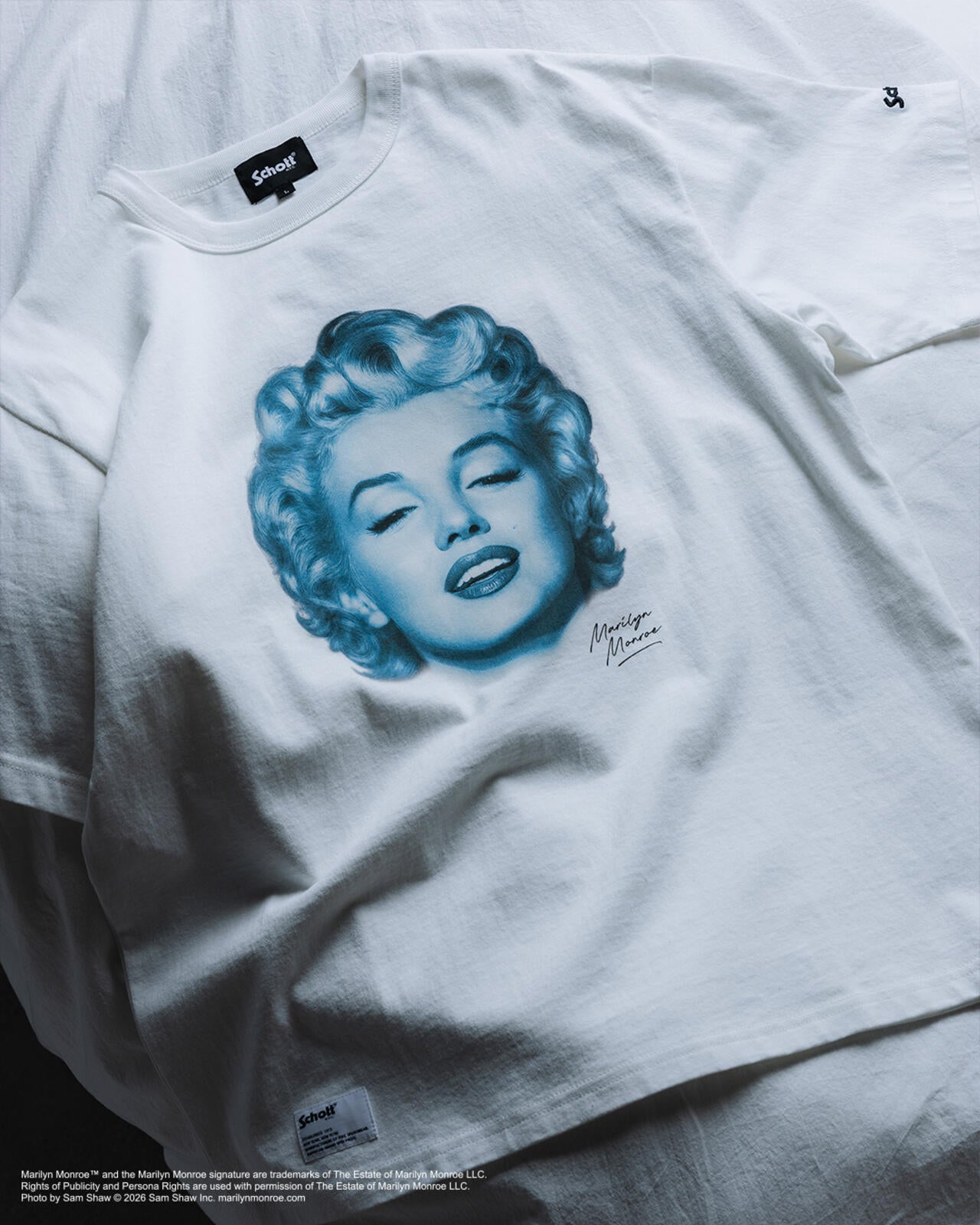 M.M.MONOCHROME T-SHIRT/マリリンモンロー モノクローム Tシャツ