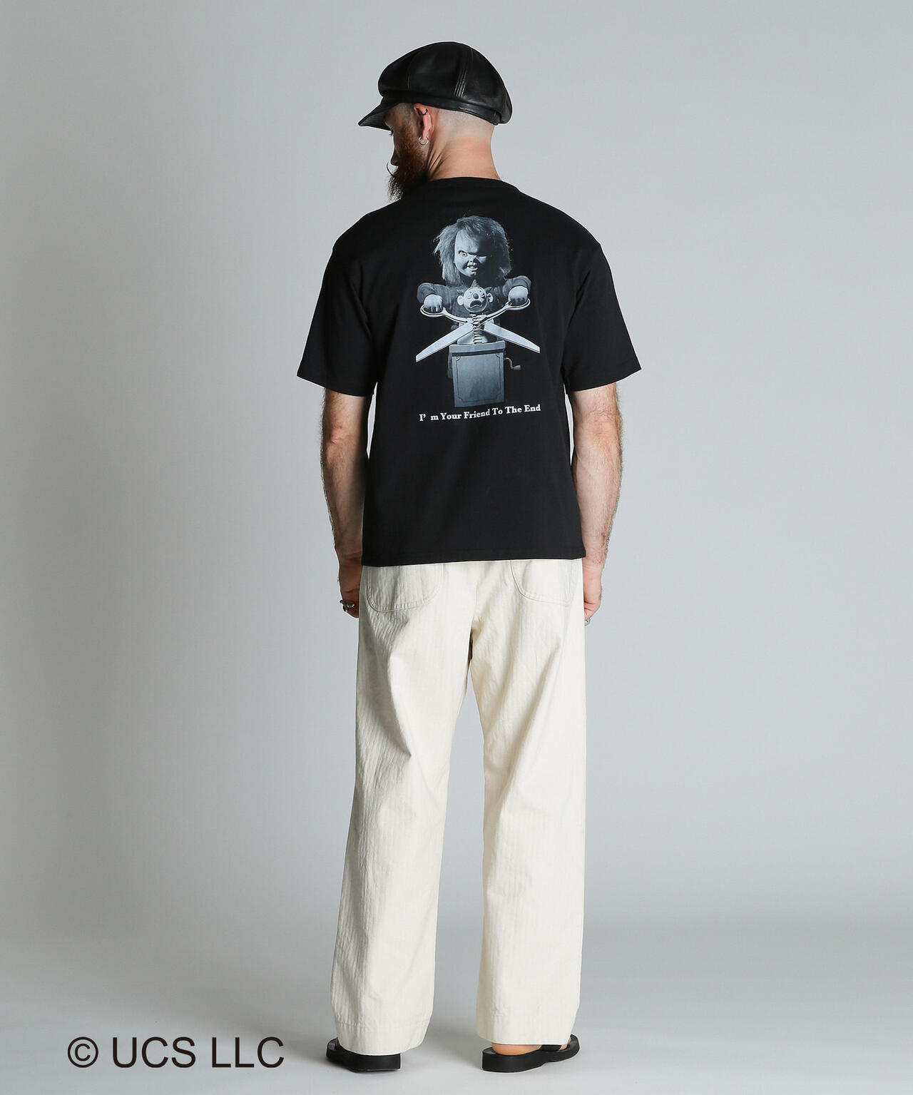 CHUCKY MONOCHROME T-SHIRT/チャッキー モノクローム Tシャツ | Schott