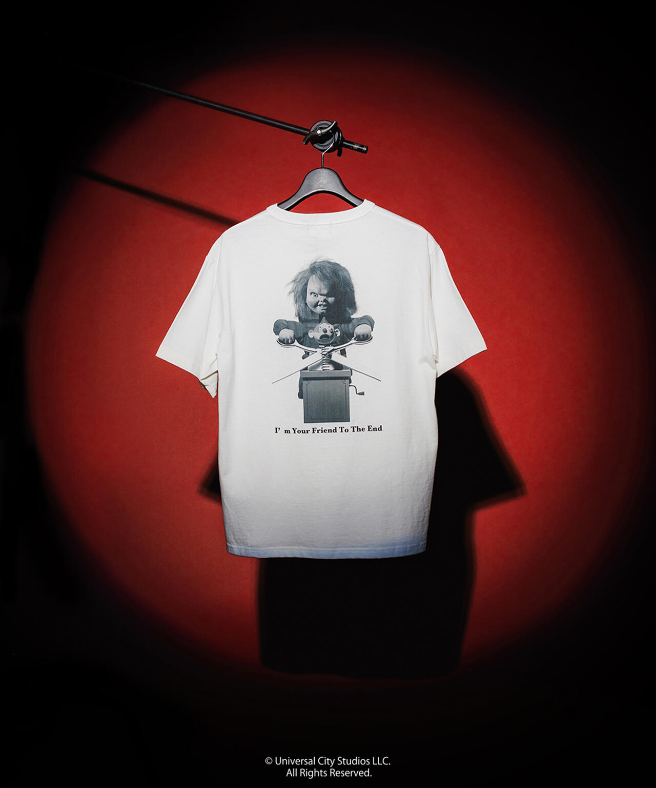 CHUCKY MONOCHROME T-SHIRT/チャッキー モノクローム Tシャツ | Schott