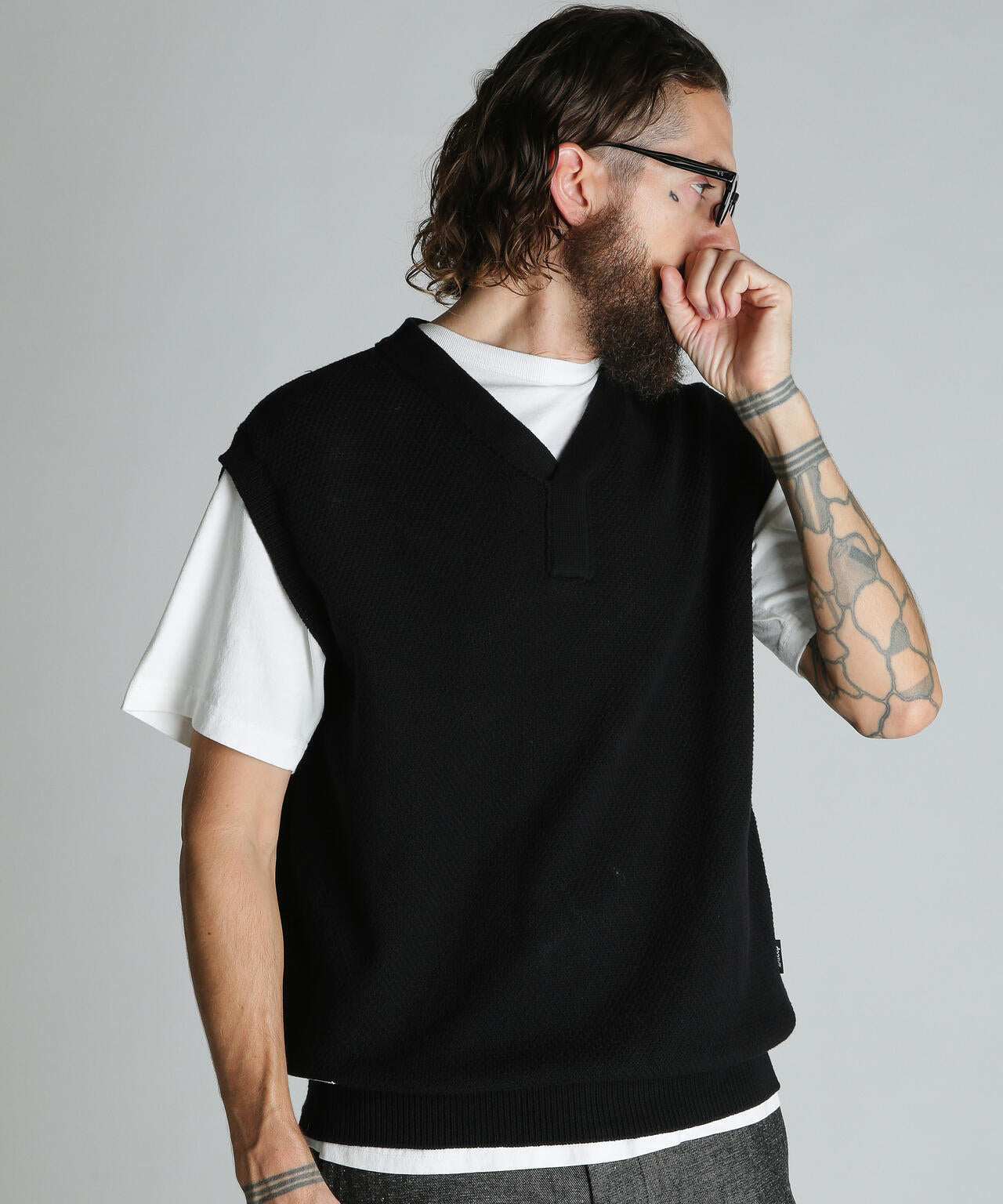 B.S. KNIT VEST/ブラックシープ ニットベスト | Schott（ショット