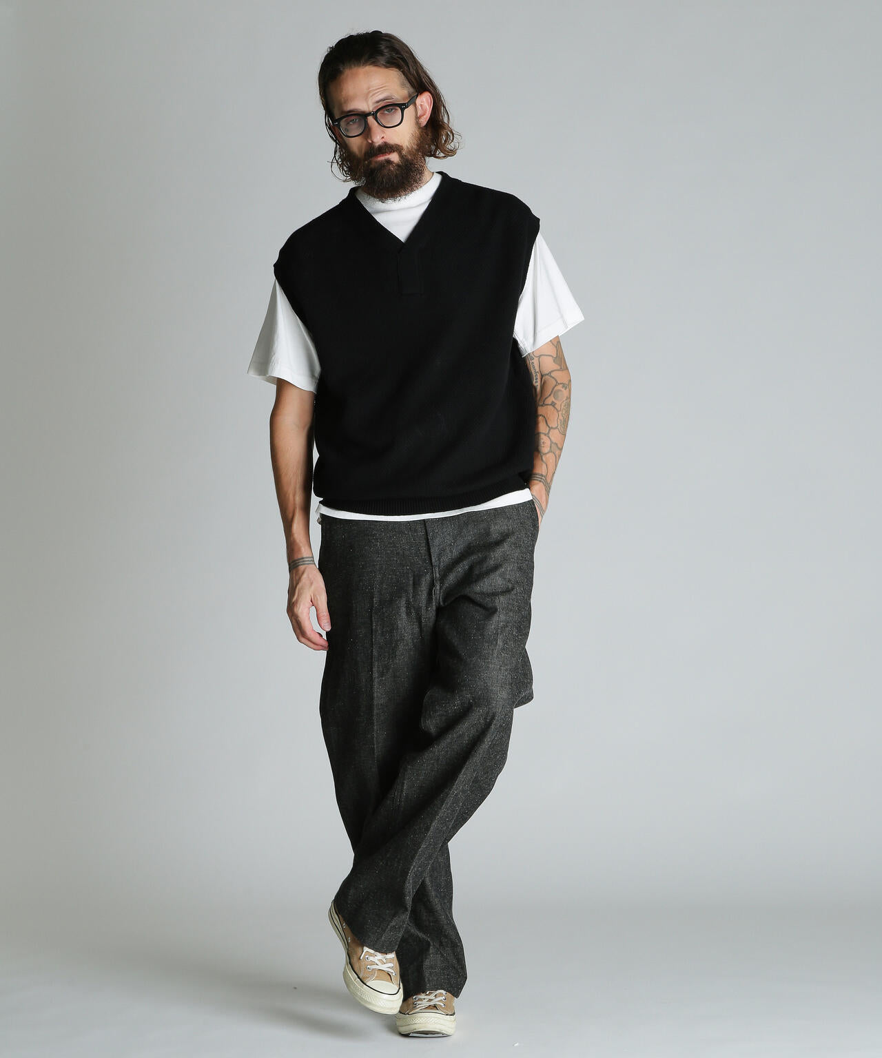 B.S. KNIT VEST/ブラックシープ ニットベスト