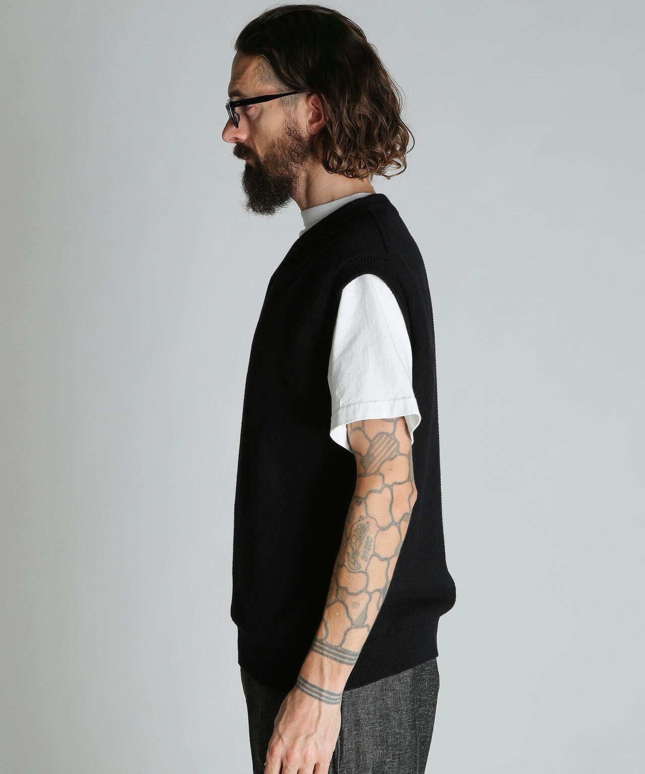 B.S. KNIT VEST/ブラックシープ ニットベスト | Schott（ショット