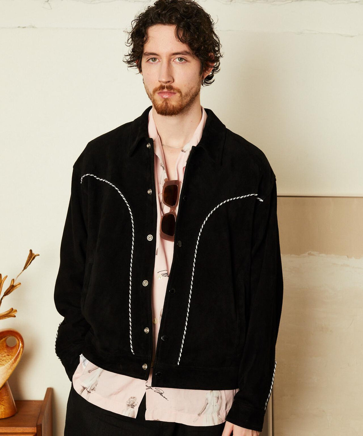 WESTERN SUEDE LEATHER JACKET/ウエスタンスウェード レザージャケット 