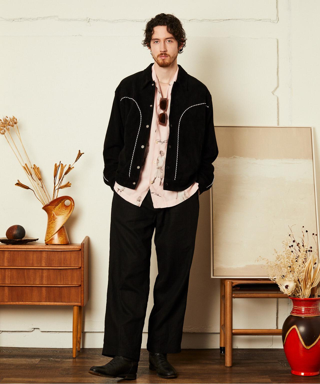 WESTERN SUEDE LEATHER JACKET/ウエスタンスウェード レザージャケット