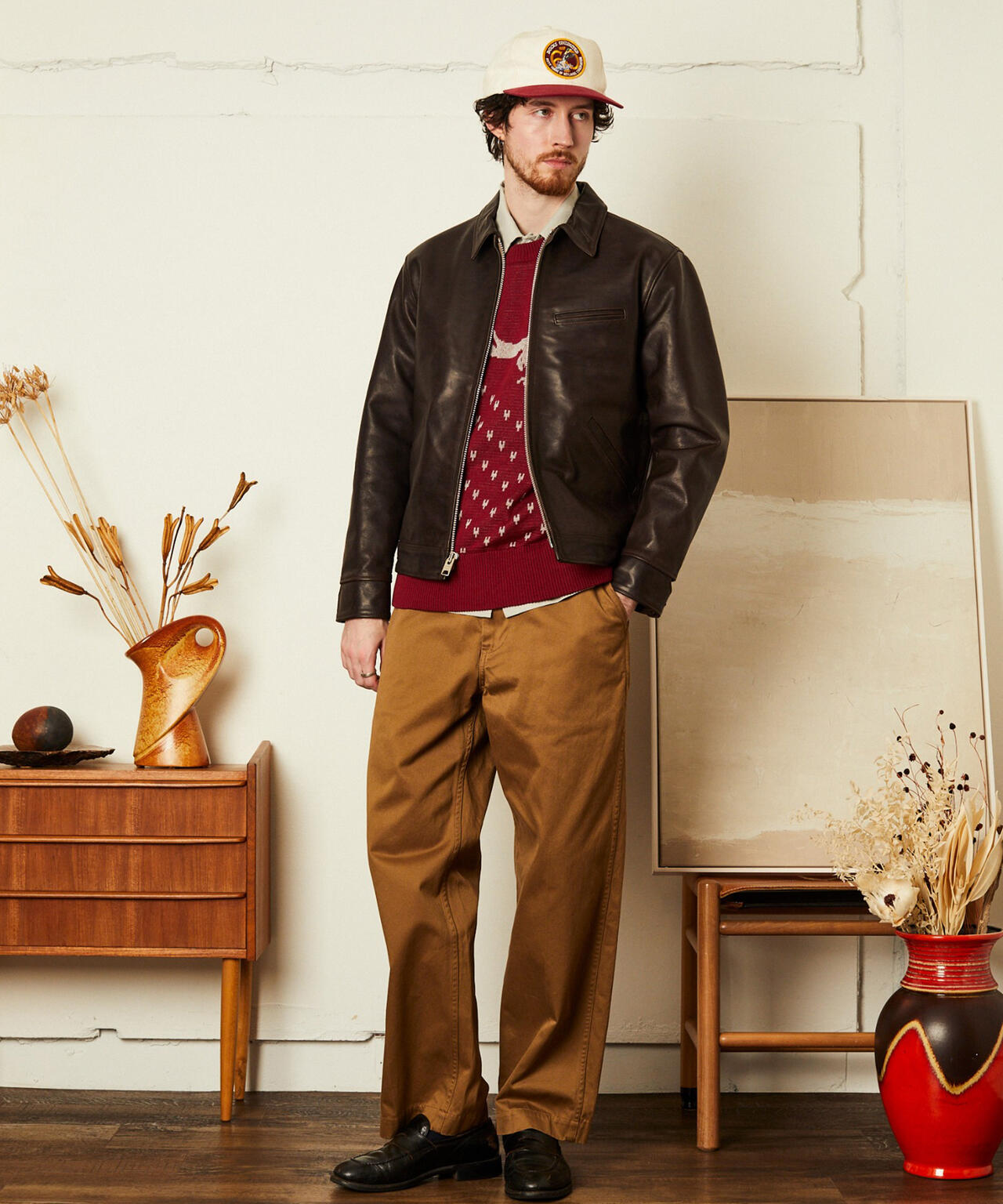 SPECIAL LEATHER TRACKER JACKET/スペシャル レザー トラッカージャケット