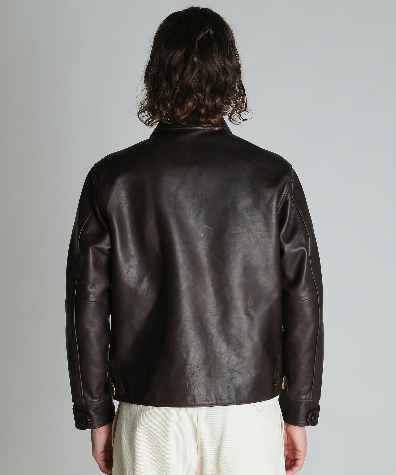 SPECIAL LEATHER TRACKER JACKET/スペシャル レザー トラッカージャケット