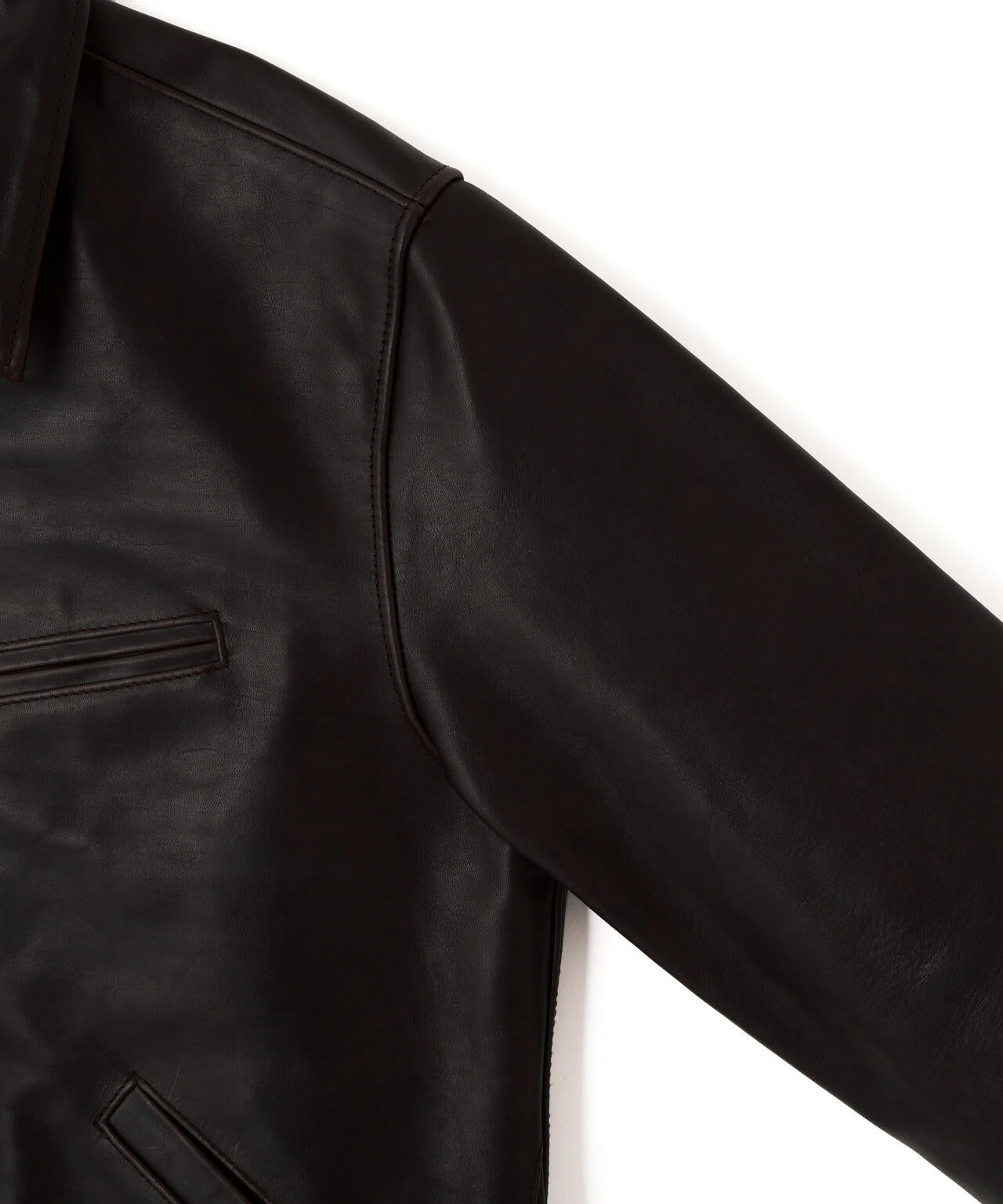 SPECIAL LEATHER TRACKER JACKET/スペシャル レザー トラッカージャケット