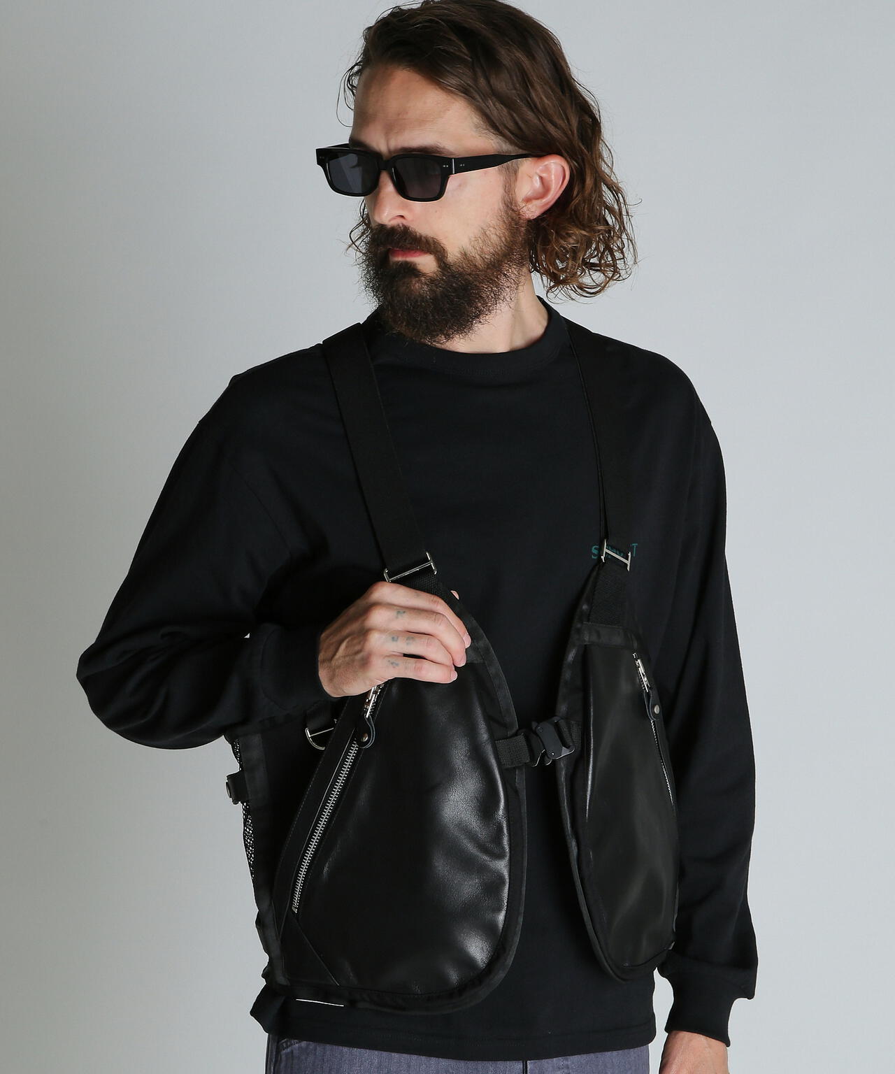LEATHER LUGGAGE VEST/レザーラゲッジ ベスト | Schott（ショット 