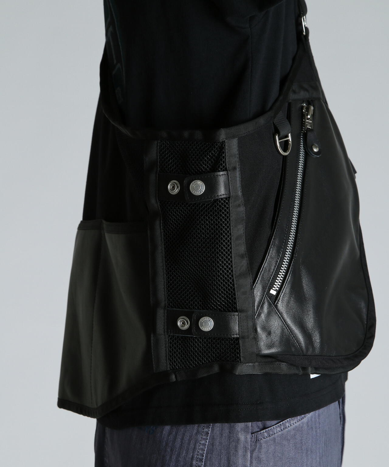 LEATHER LUGGAGE VEST/レザーラゲッジ ベスト | Schott（ショット