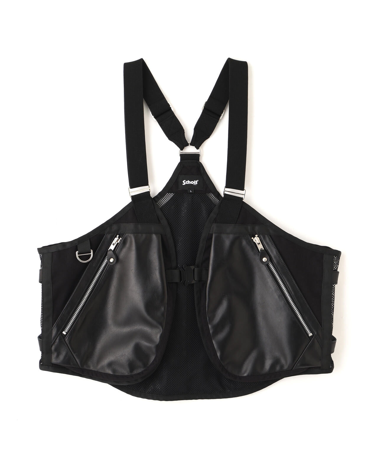 LEATHER LUGGAGE VEST/レザーラゲッジ ベスト | Schott（ショット