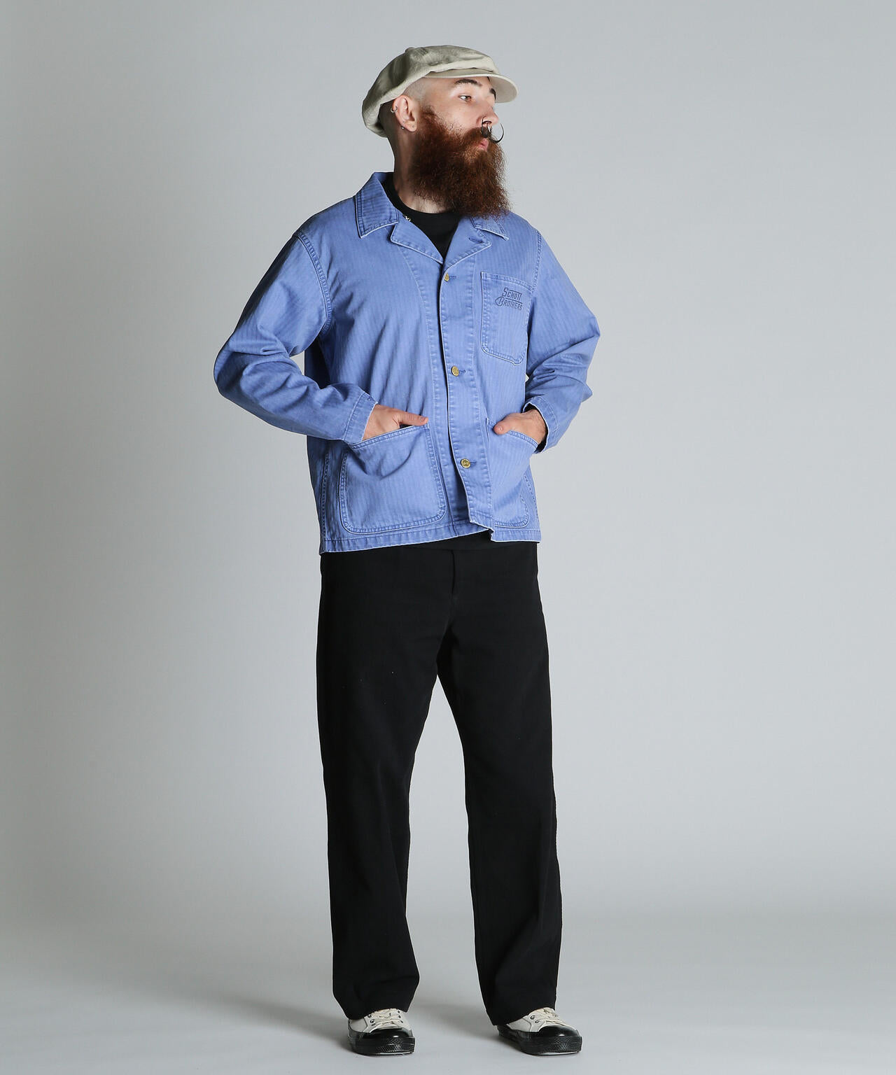 HERRINGBONE COVERALL/ヘリンボーン カバーオール