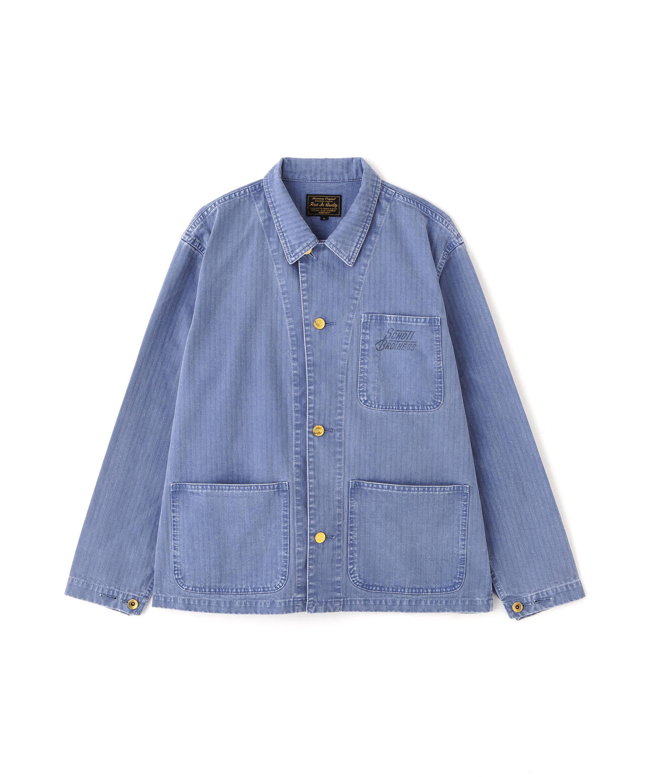 HERRINGBONE COVERALL/ヘリンボーン カバーオール | Schott（ショット