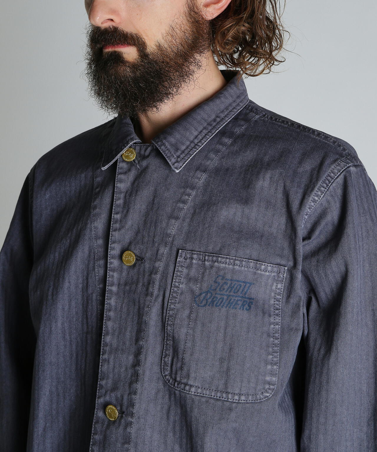 HERRINGBONE COVERALL/ヘリンボーン カバーオール