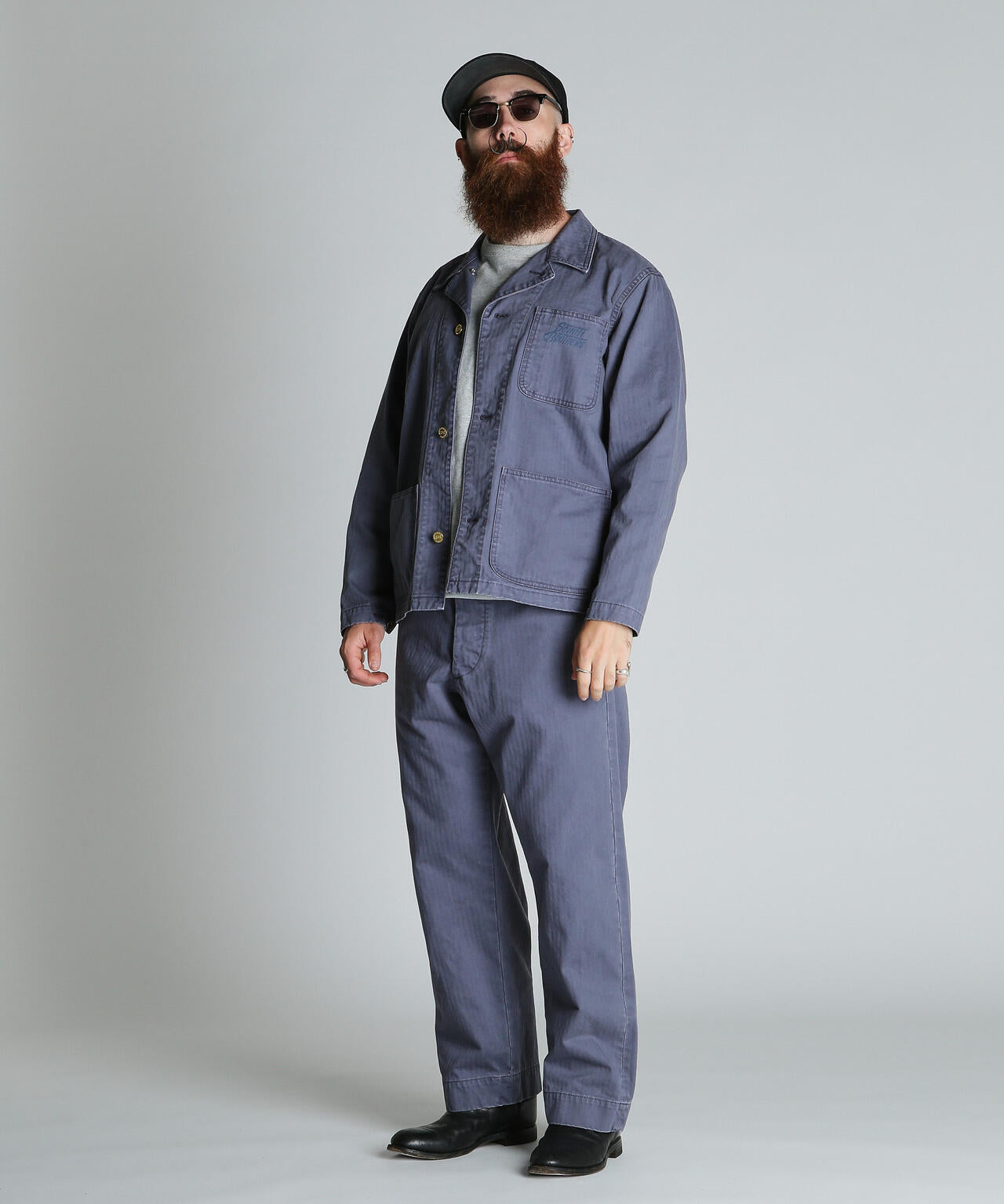 HERRINGBONE COVERALL/ヘリンボーン カバーオール
