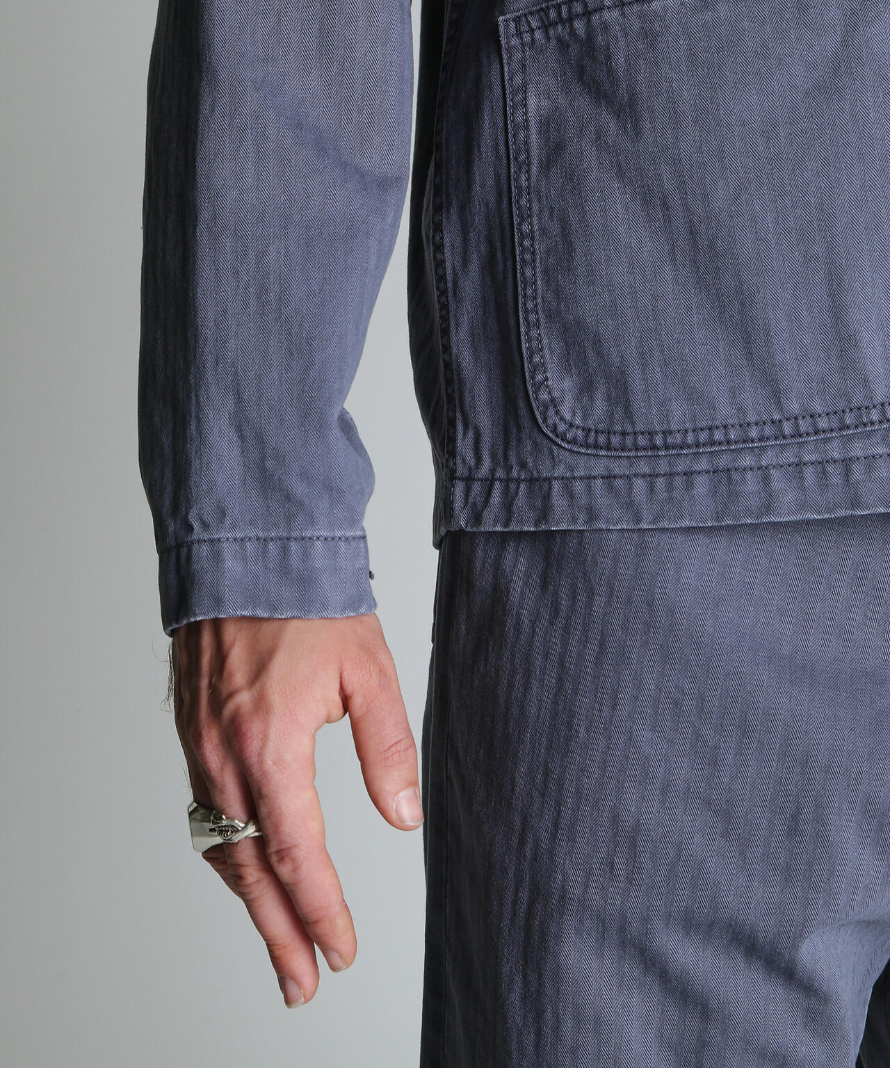 HERRINGBONE COVERALL/ヘリンボーン カバーオール