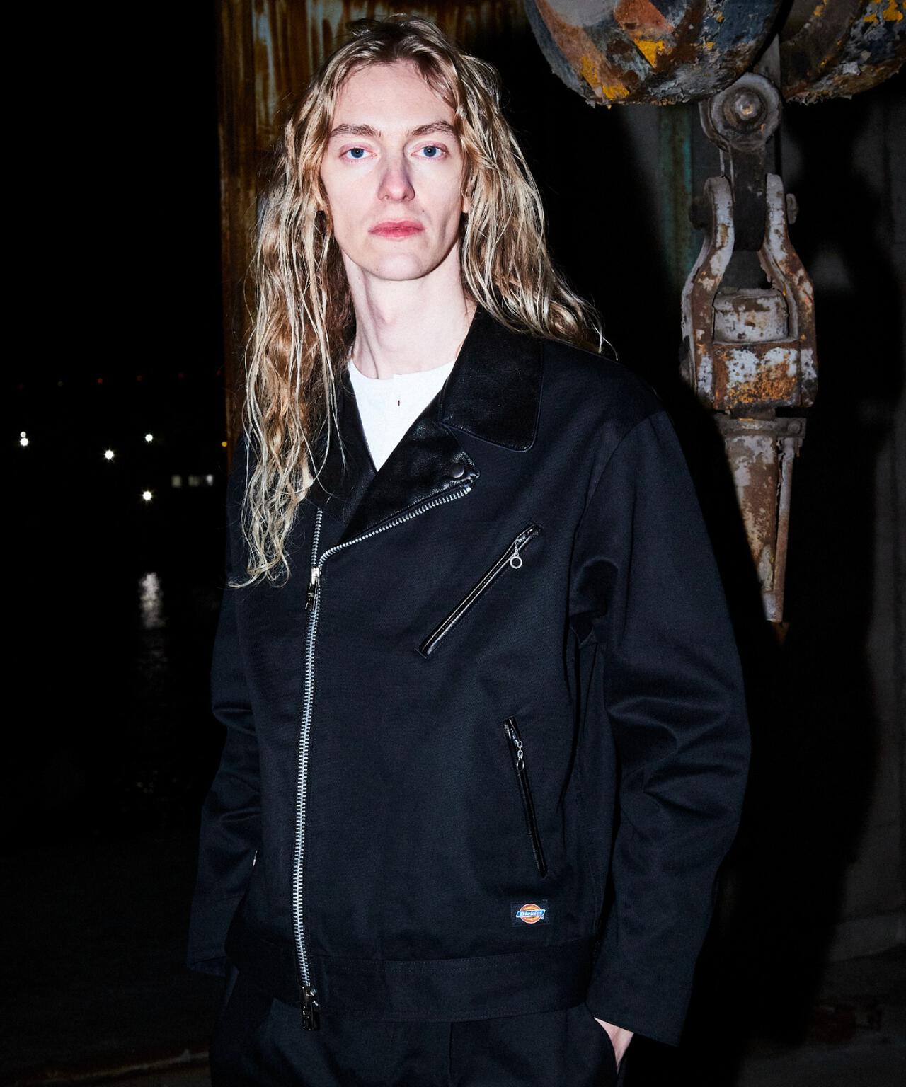 ×DICKIES/ディッキーズ/LEATHER COMB. DOUBLE RIDERS/レザーコンビ ダブルライダース