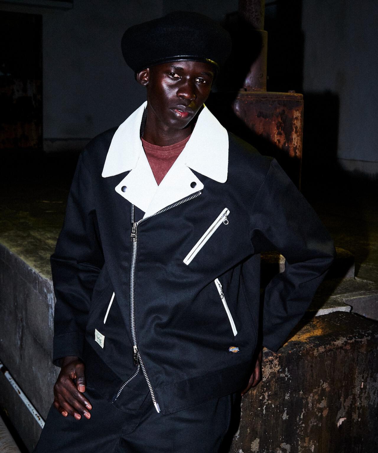 ×DICKIES/ディッキーズ/LEATHER COMB. DOUBLE RIDERS/レザーコンビ ダブルライダース