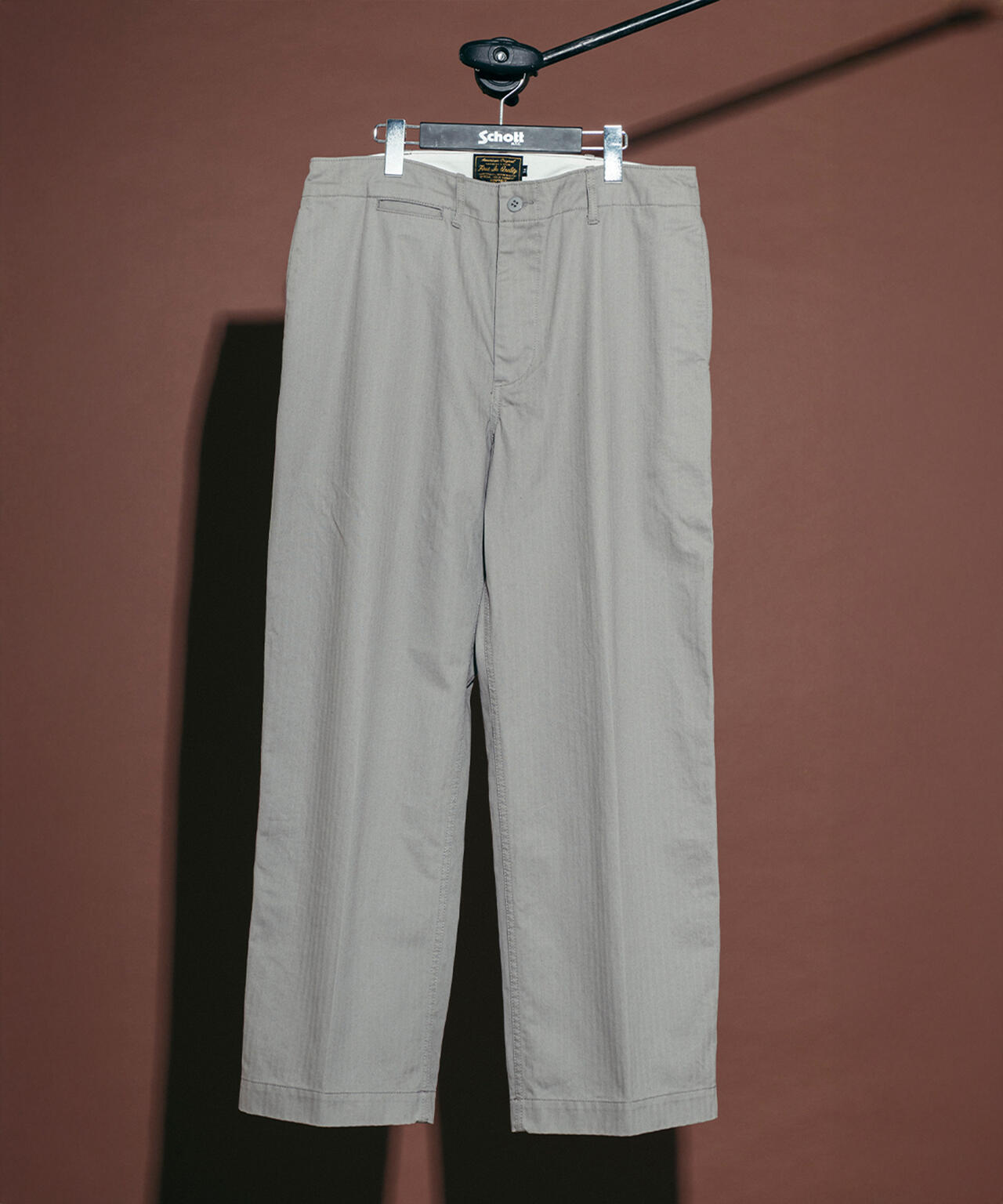 HERRINGBONE TROUSERS/ヘリンボーン パンツ | Schott（ショット