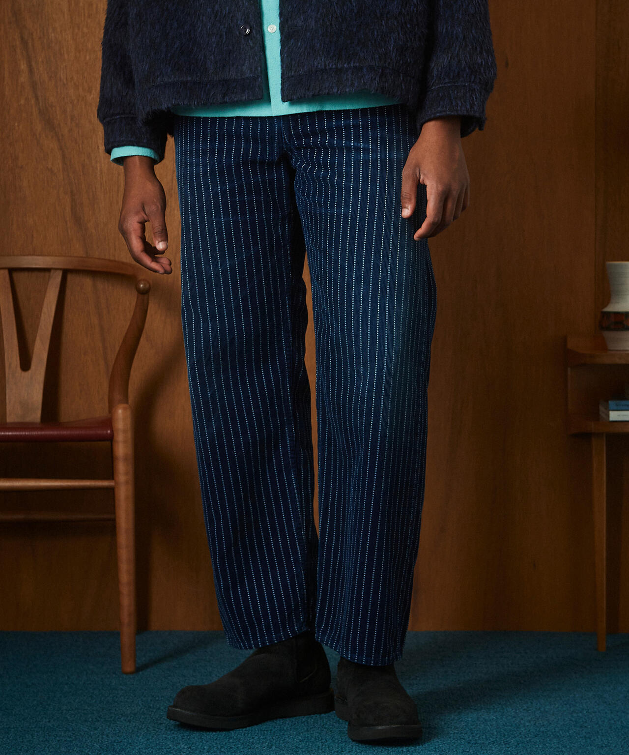INDIGO CORDUROY PANTS/インディゴ コーデュロイ パンツ | Schott