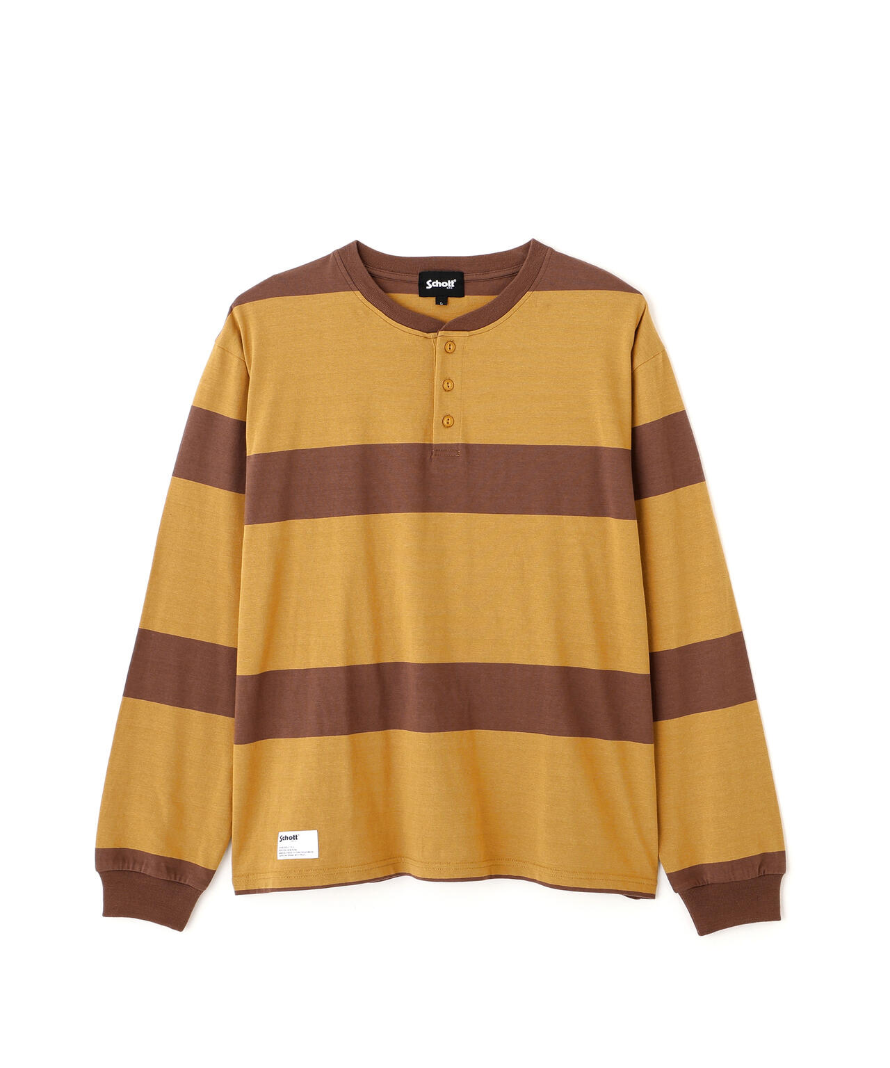 O.G. BORDER HENLEY LS T-SHIRT/ボーダーヘンリー ロンT