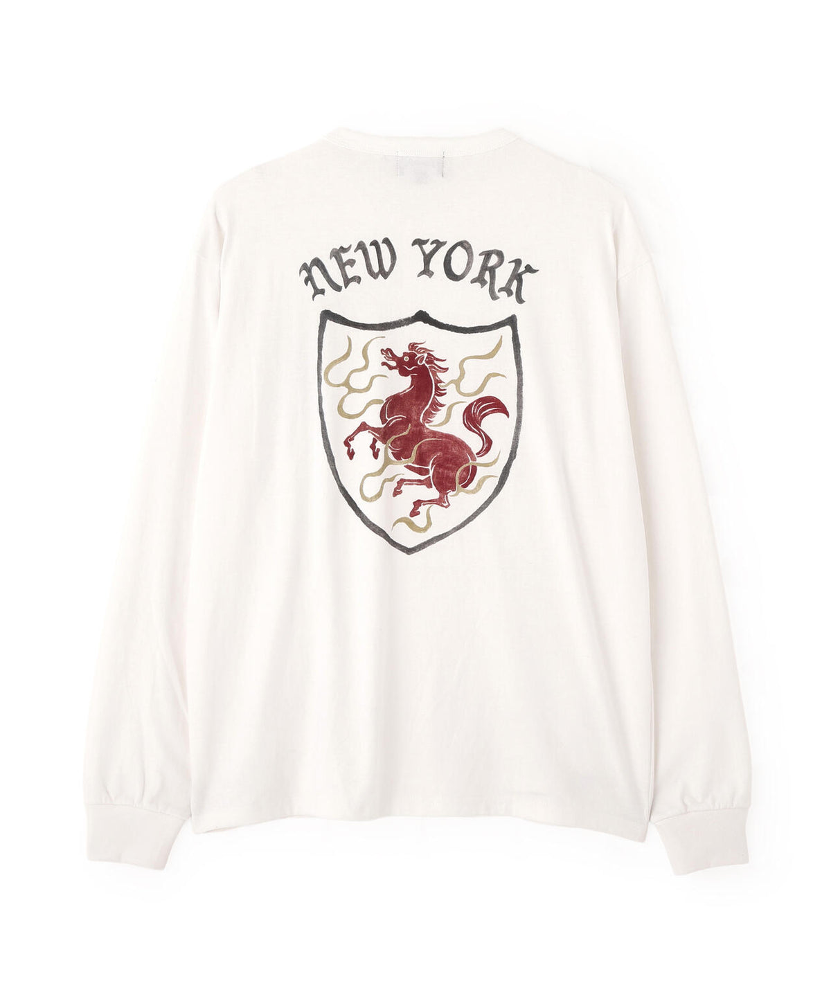 SHIELD HORSE HENLEY LS T-SHIRT/シールドホース ヘンリーロンT