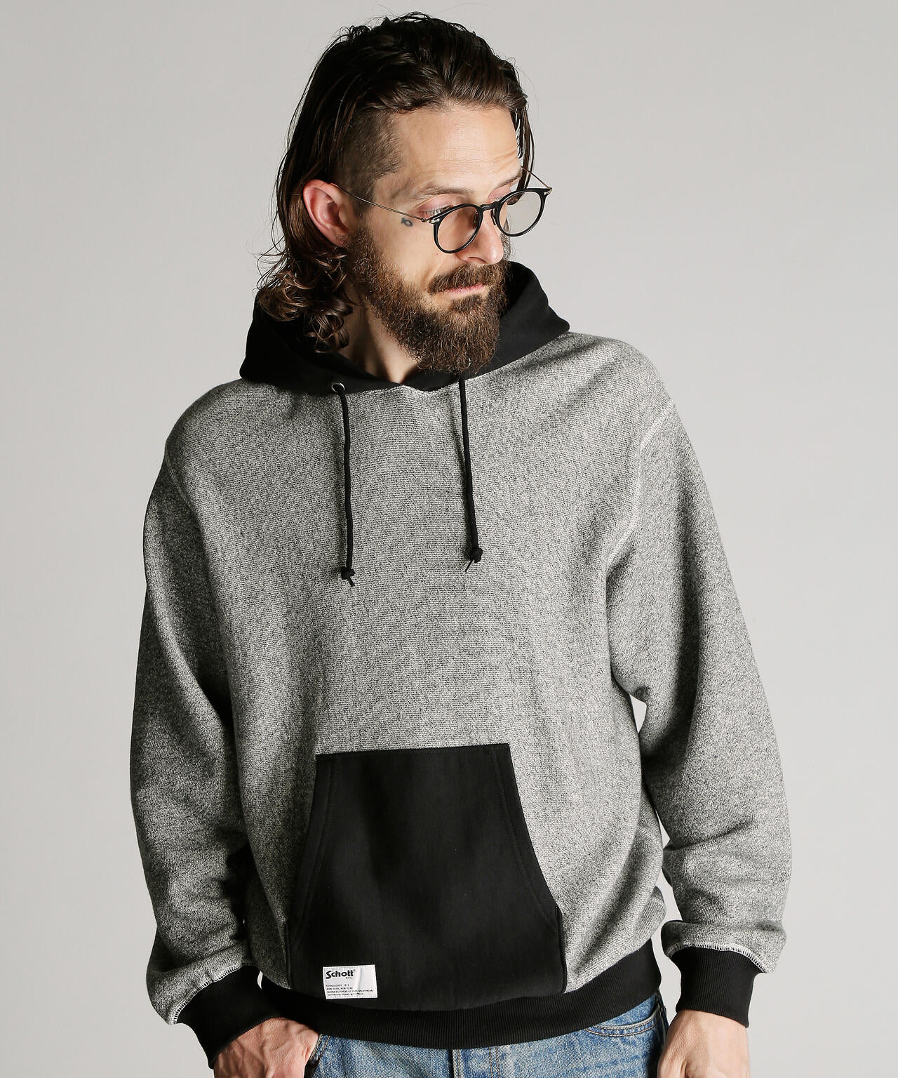 SALT AND PEPPER HOODED SWEAT/ソルトアンドペッパー パーカー