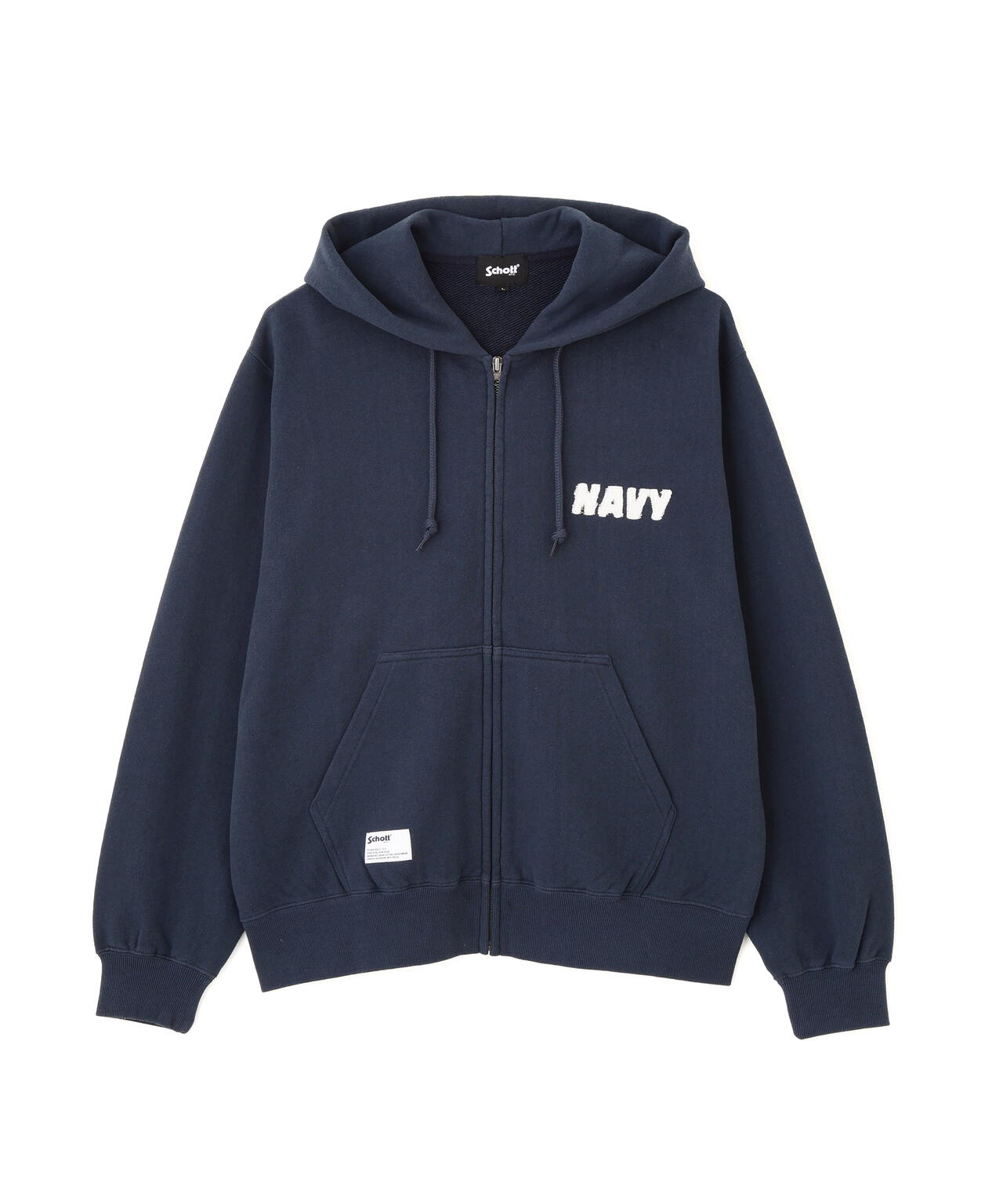 TOMPKINS ZIP HOODED SWEAT/トンプキンス ジップ パーカー | Schott