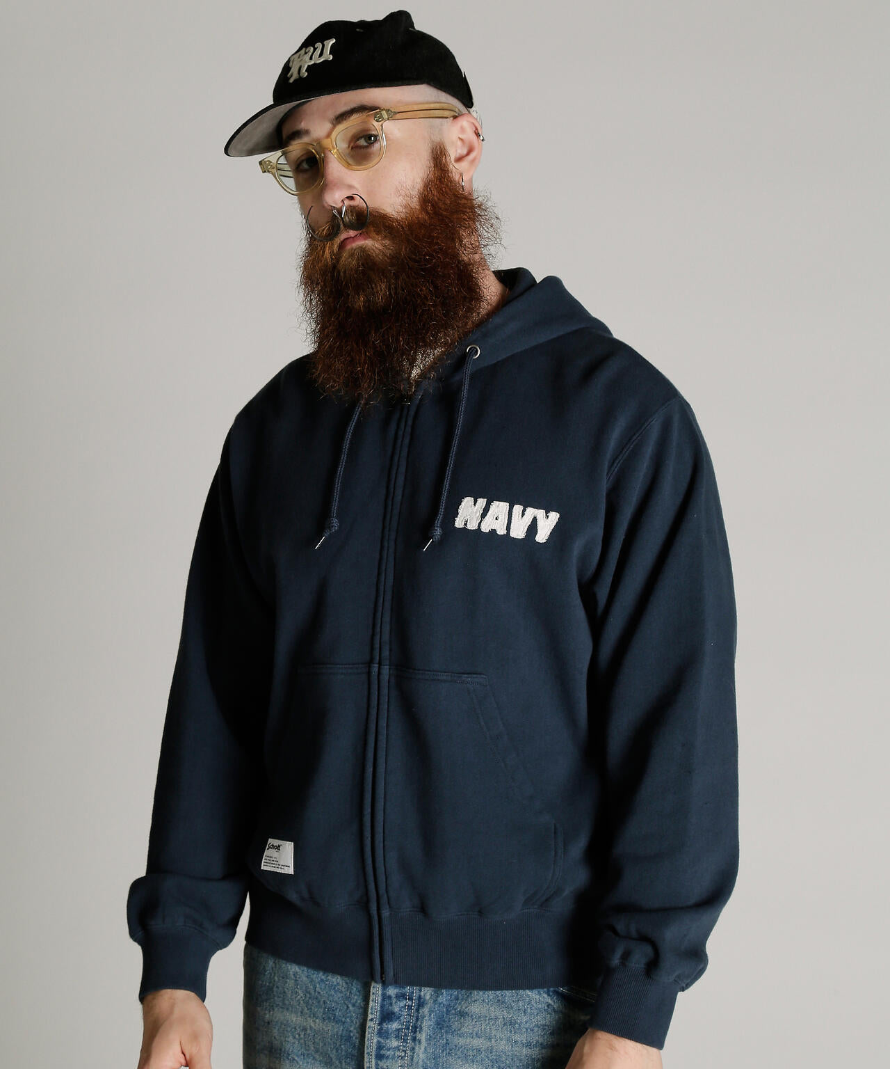 TOMPKINS ZIP HOODED SWEAT/トンプキンス ジップ パーカー | Schott