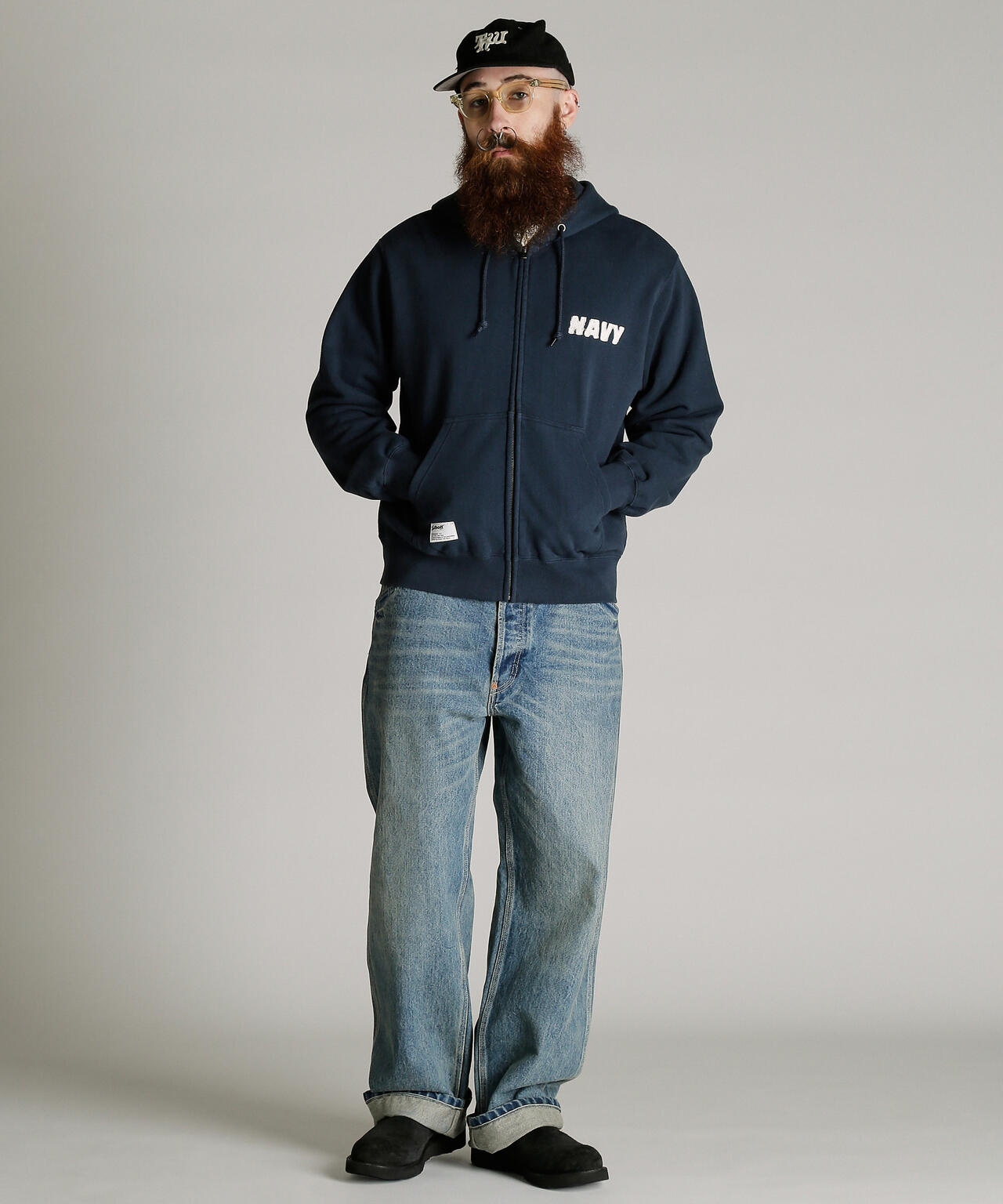 TOMPKINS ZIP HOODED SWEAT/トンプキンス ジップ パーカー | Schott