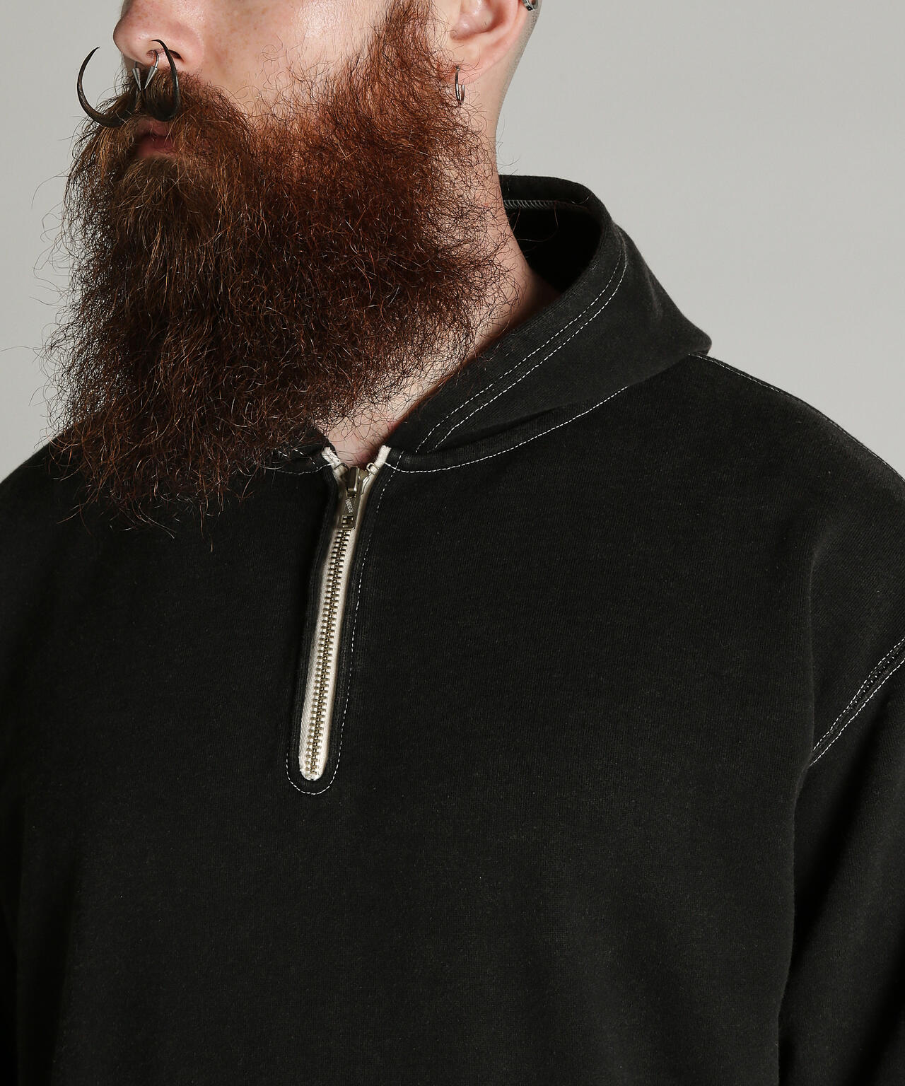 HALF ZIP HOODED SWEAT/ハーフジップ パーカー | Schott（ショット