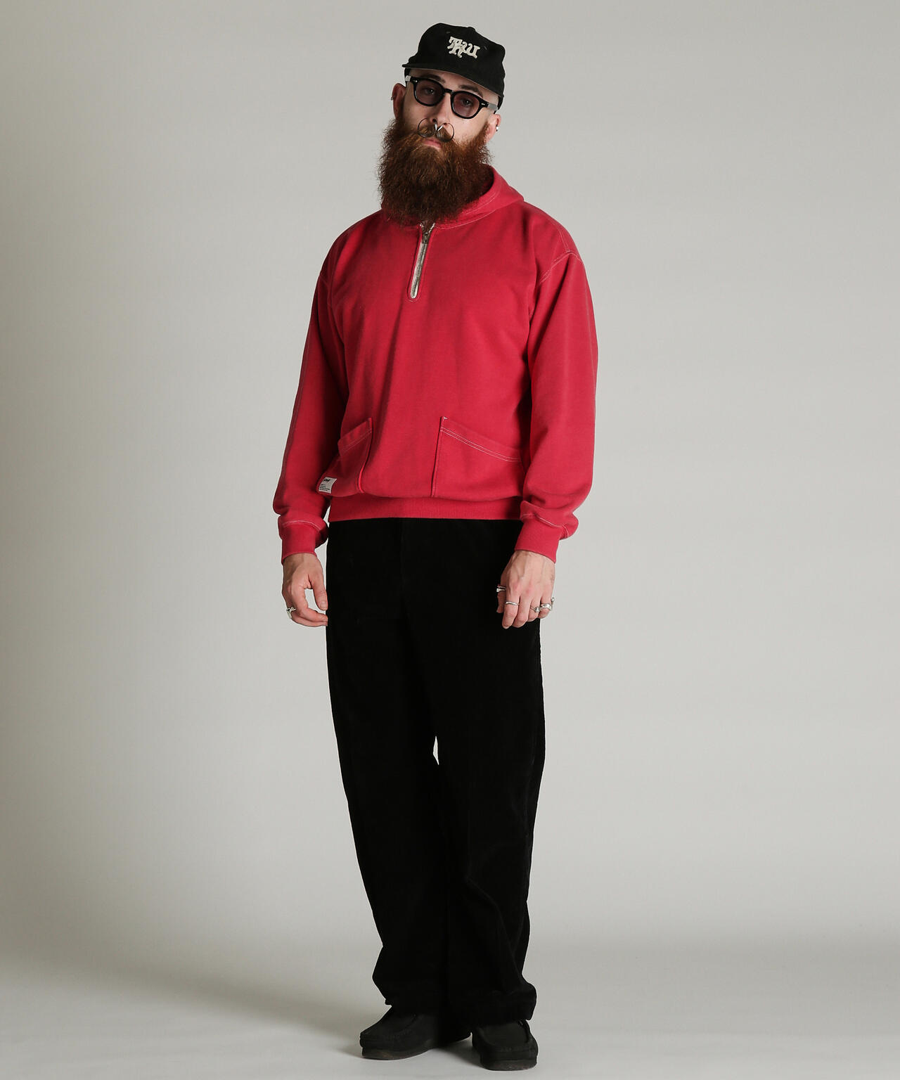 HALF ZIP HOODED SWEAT/ハーフジップ パーカー | Schott（ショット