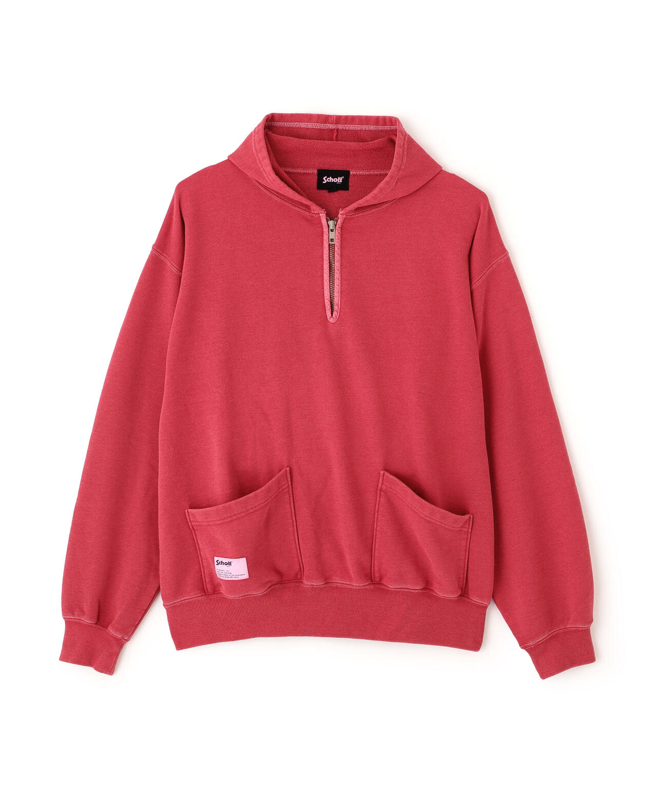 HALF ZIP HOODED SWEAT/ハーフジップ パーカー | Schott（ショット