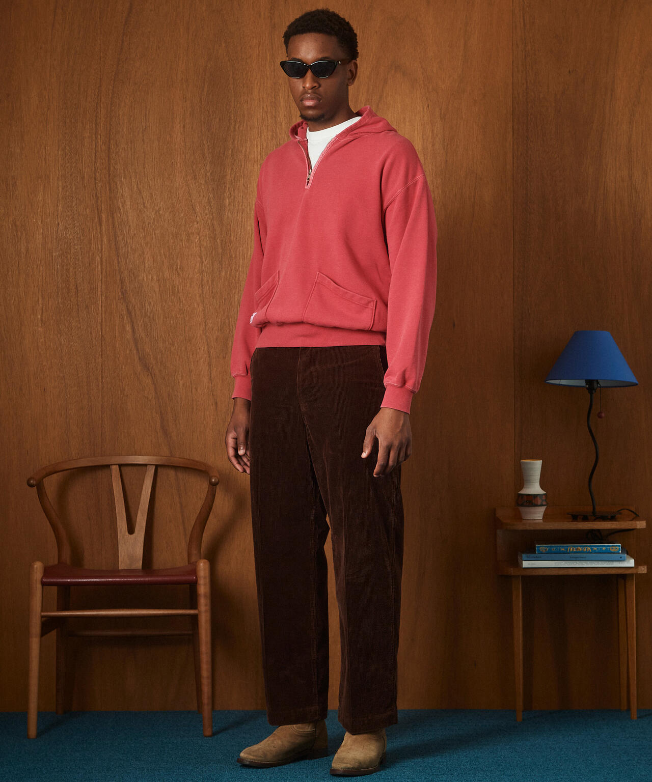 HALF ZIP HOODED SWEAT/ハーフジップ パーカー | Schott（ショット
