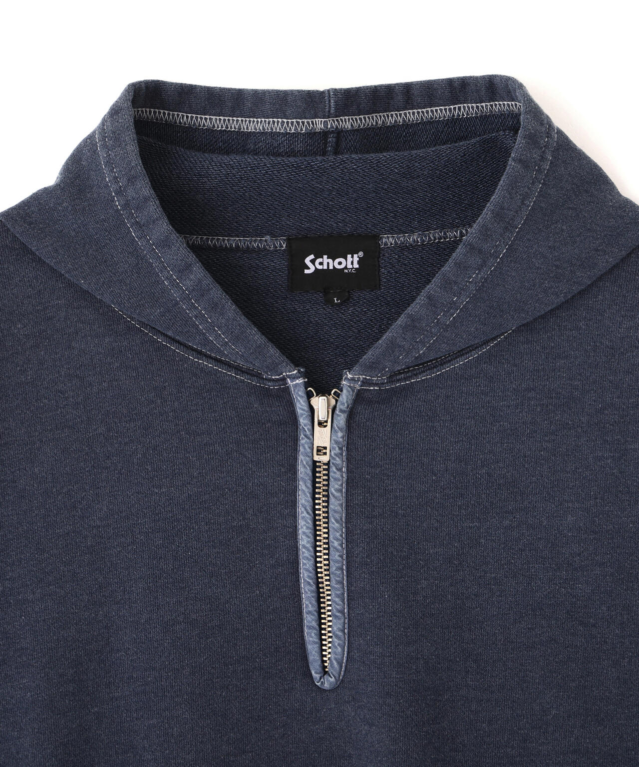 HALF ZIP HOODED SWEAT/ハーフジップ パーカー | Schott（ショット