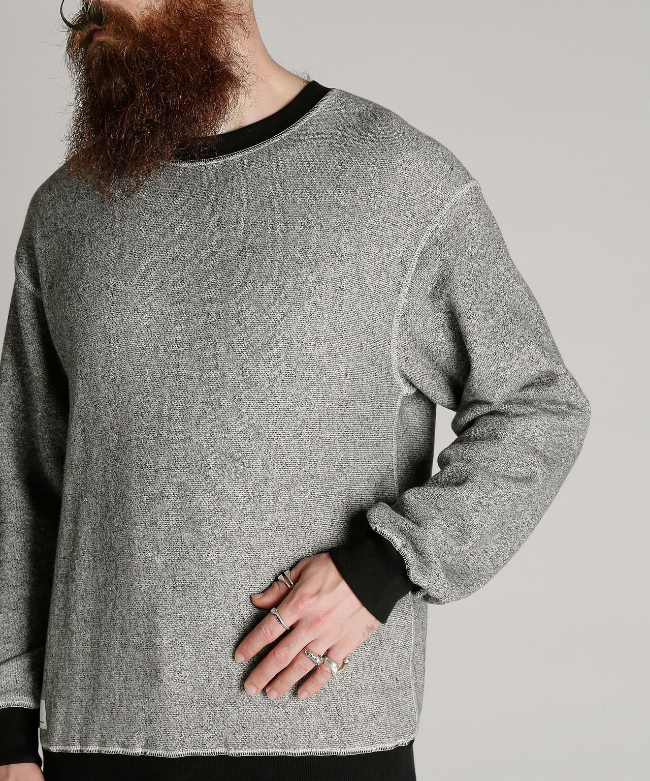SALT AND PEPPER CREW SWEAT/ソルトアンドペッパー スウェット