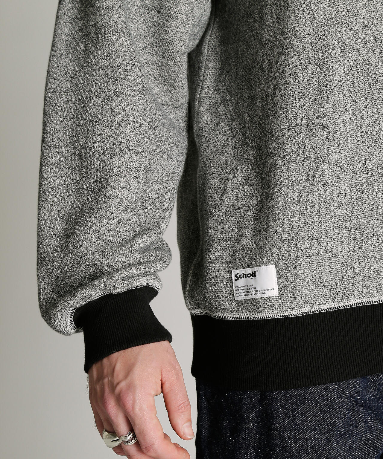 SALT AND PEPPER CREW SWEAT/ソルトアンドペッパー スウェット