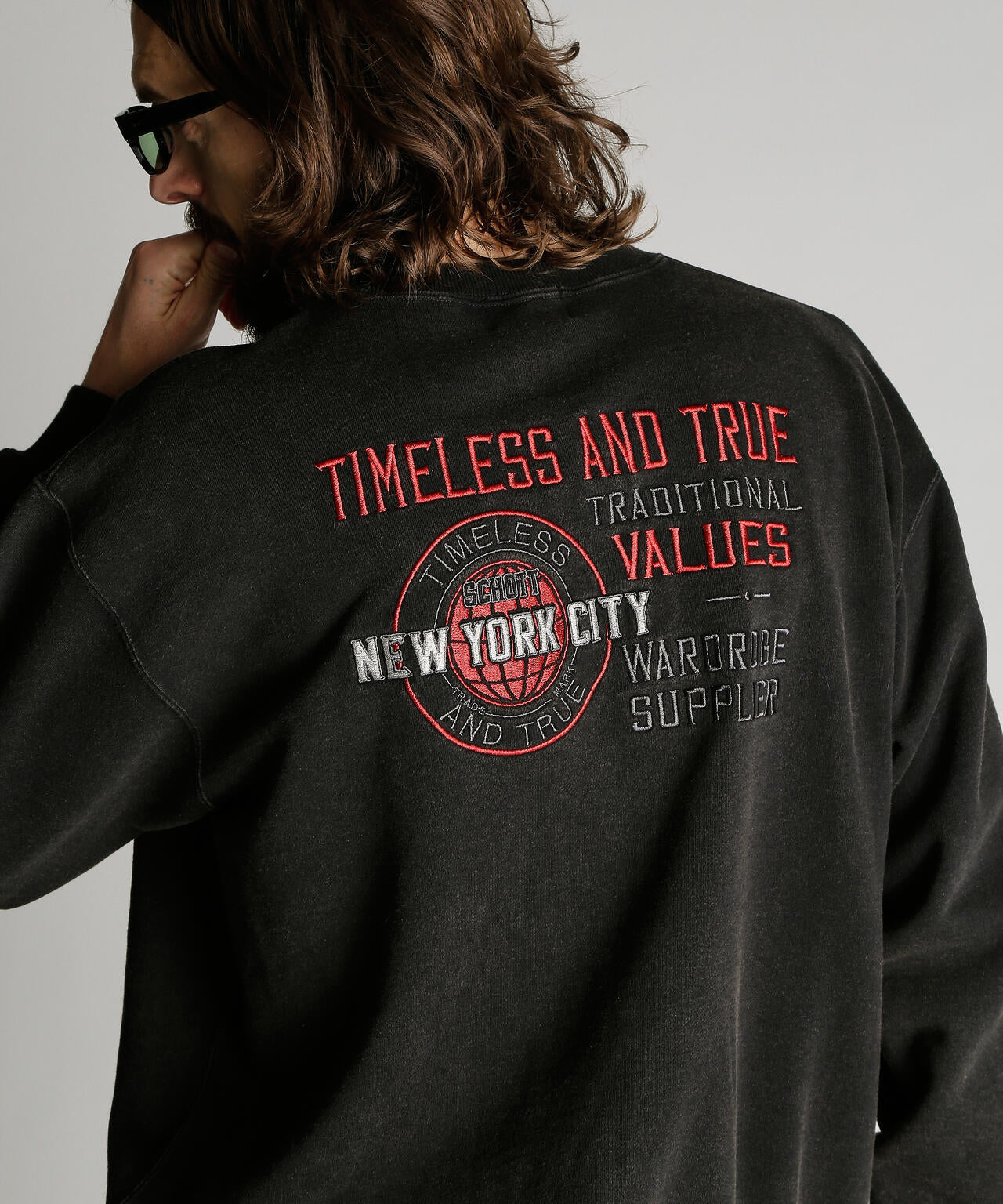 CREW SWEAT TIMELESS AND TRUE/クルー スウェット タイムレス アンド