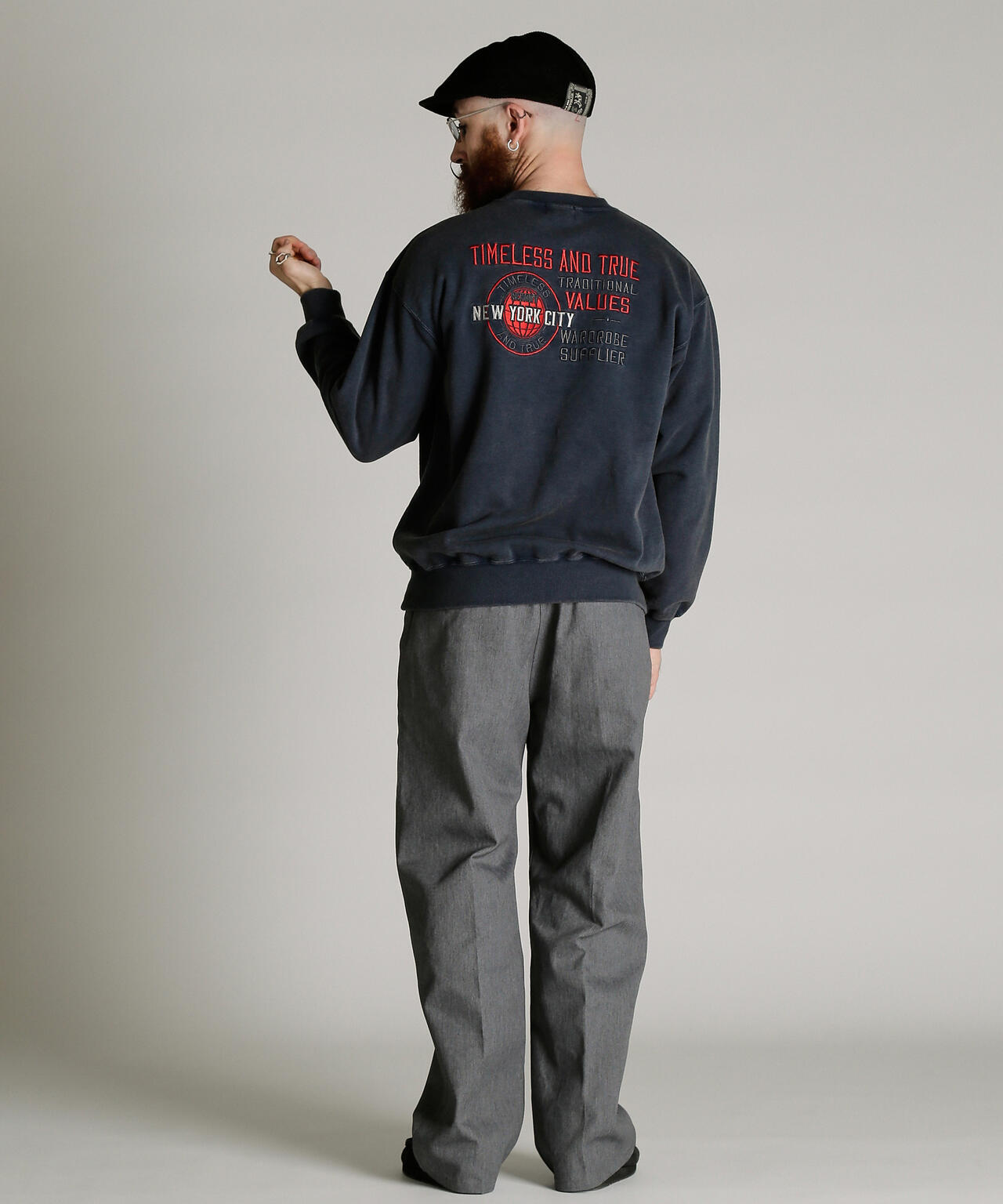 CREW SWEAT TIMELESS AND TRUE/クルー スウェット タイムレス アンド