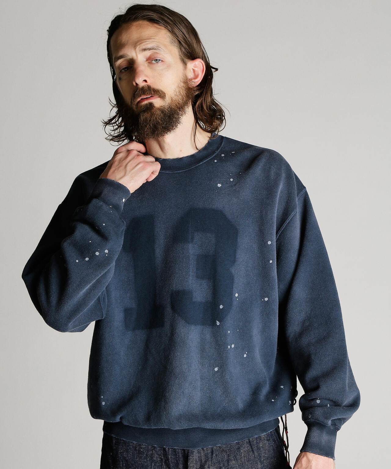 ASING CREW SWEAT “13”/エイジング クルー スウェット 13
