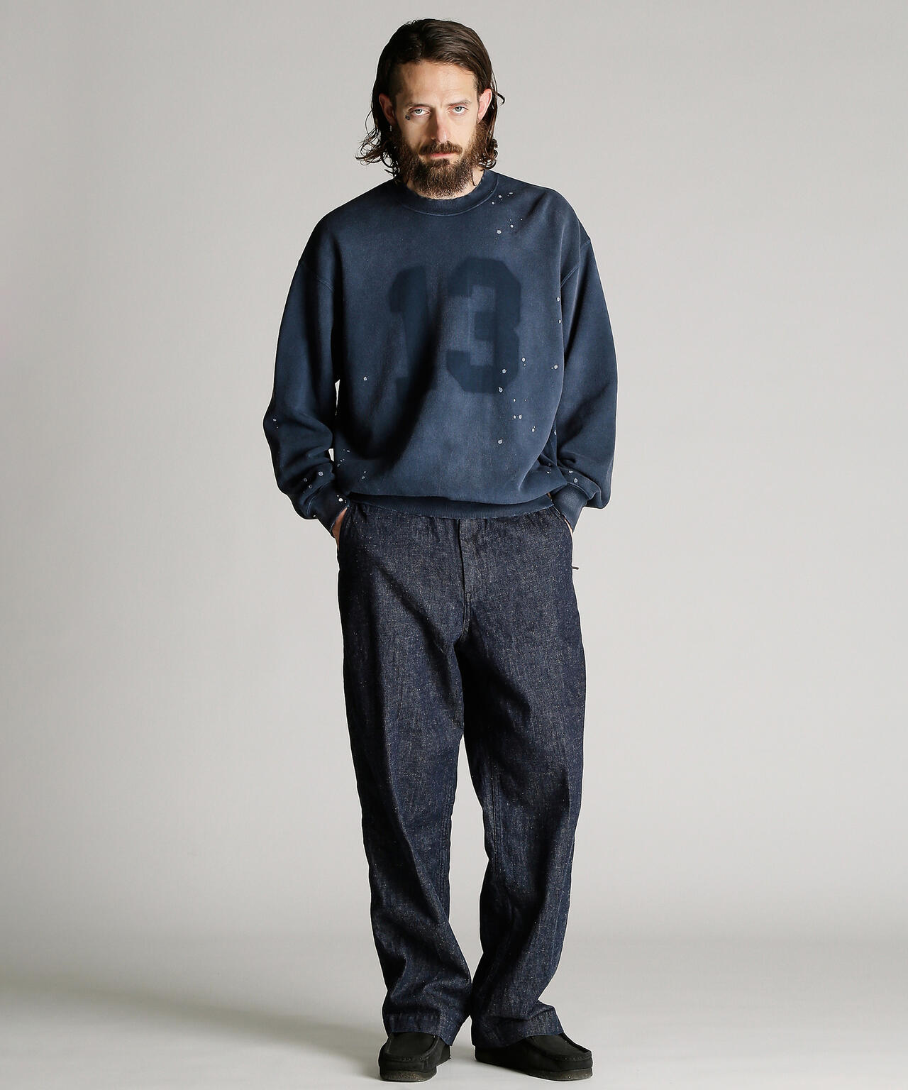 ASING CREW SWEAT “13”/エイジング クルー スウェット 13