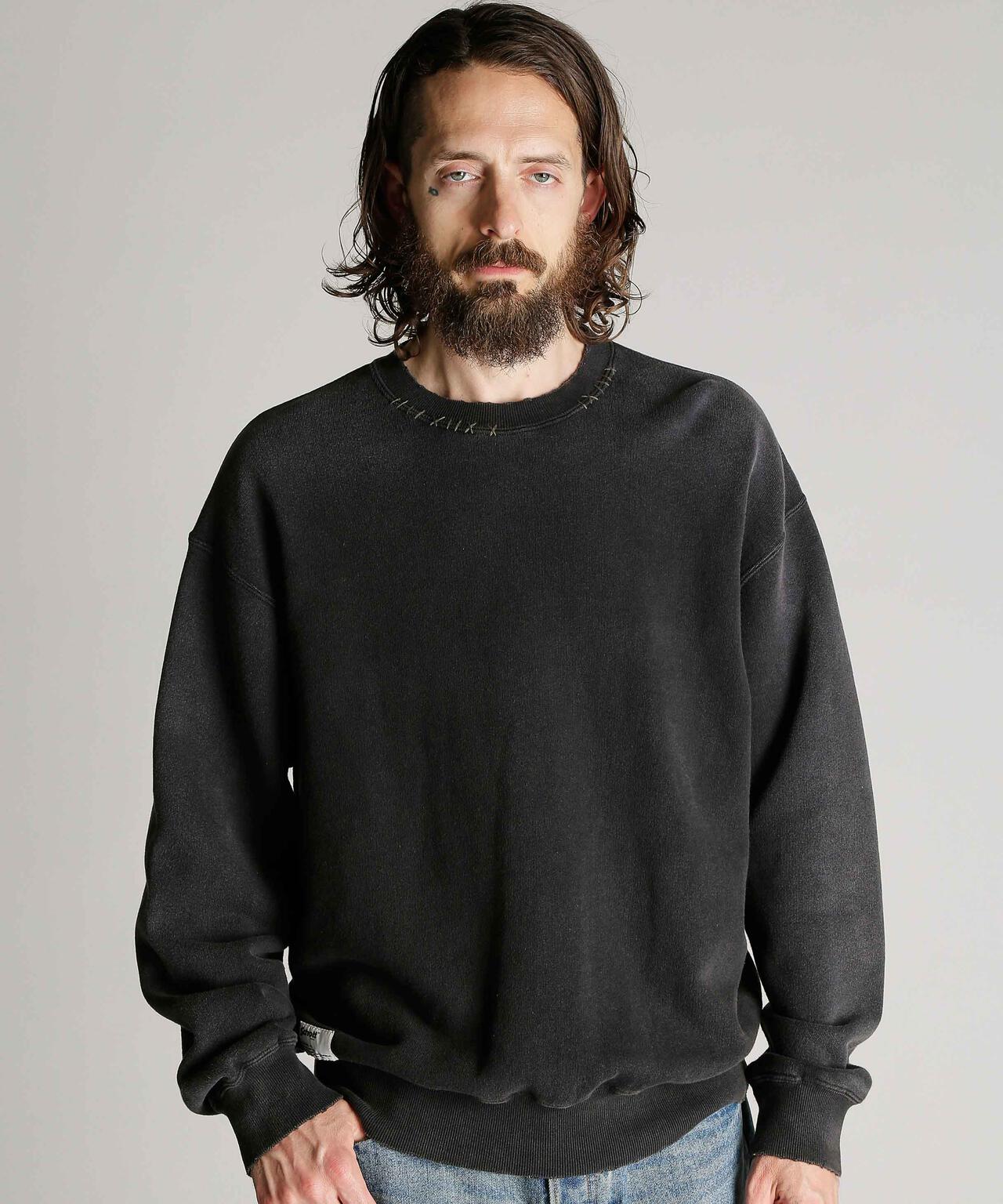 CREW SWEAT RANDOM STENCIL/クルー スウェット ランダム ステンシル