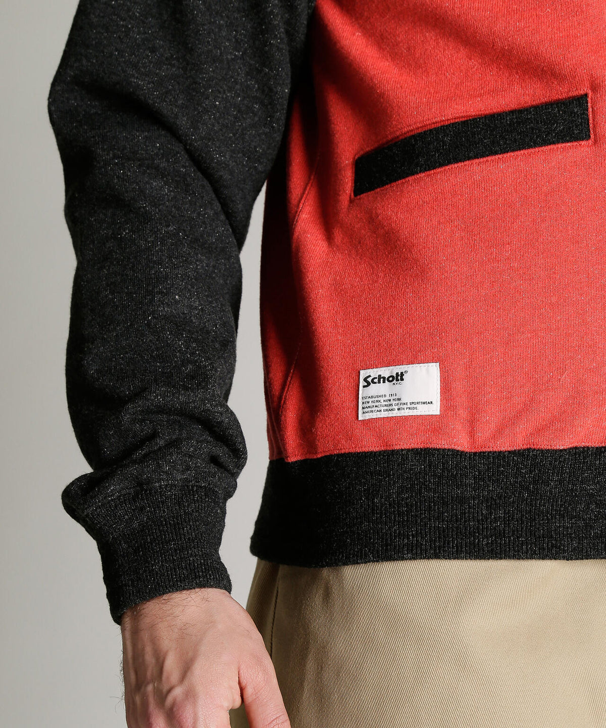 2TONE SWEAT CARDIGAN/2トーン スウェット カーディガン
