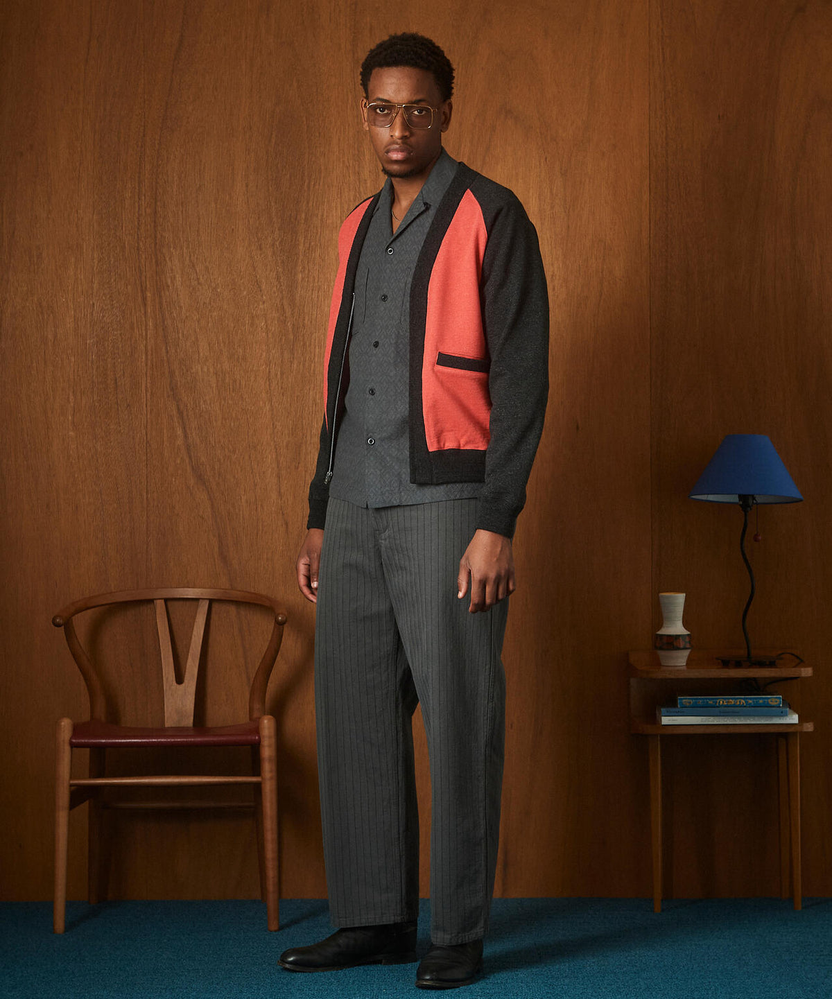 2TONE SWEAT CARDIGAN/2トーン スウェット カーディガン