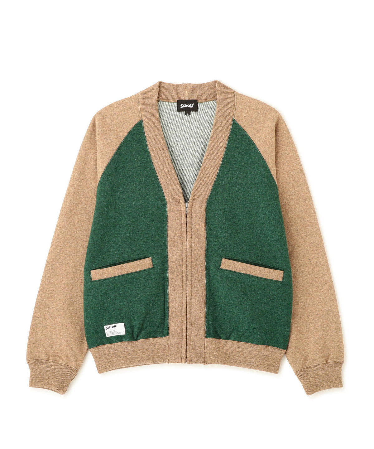 2TONE SWEAT CARDIGAN/2トーン スウェット カーディガン