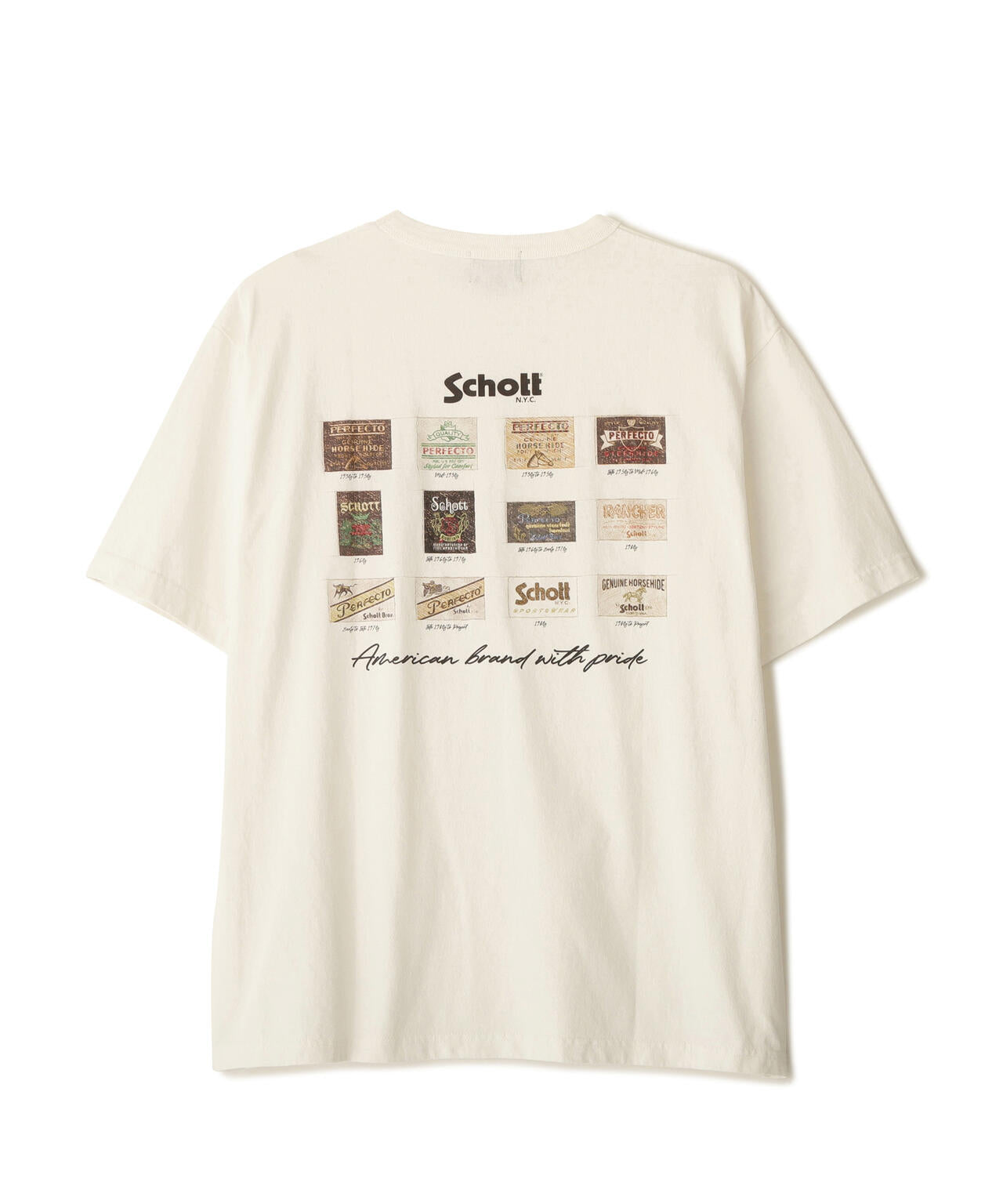 T-SHIRT ARCHIVE TAG/Tシャツ アーカイブ タグ | Schott（ショット